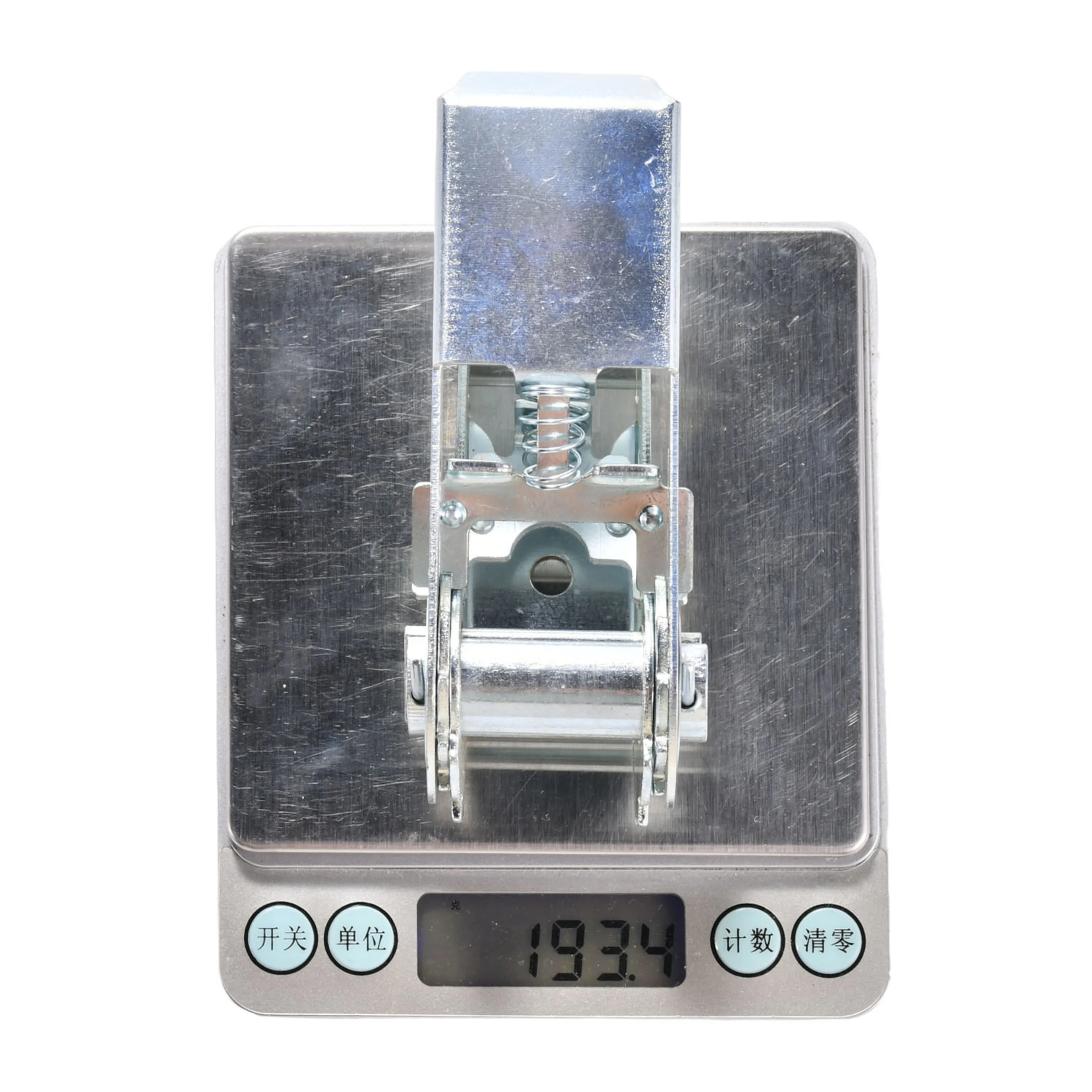 Hebilla de trinquete 25mm zincada blanca - Resistencia a la rotura 400kg