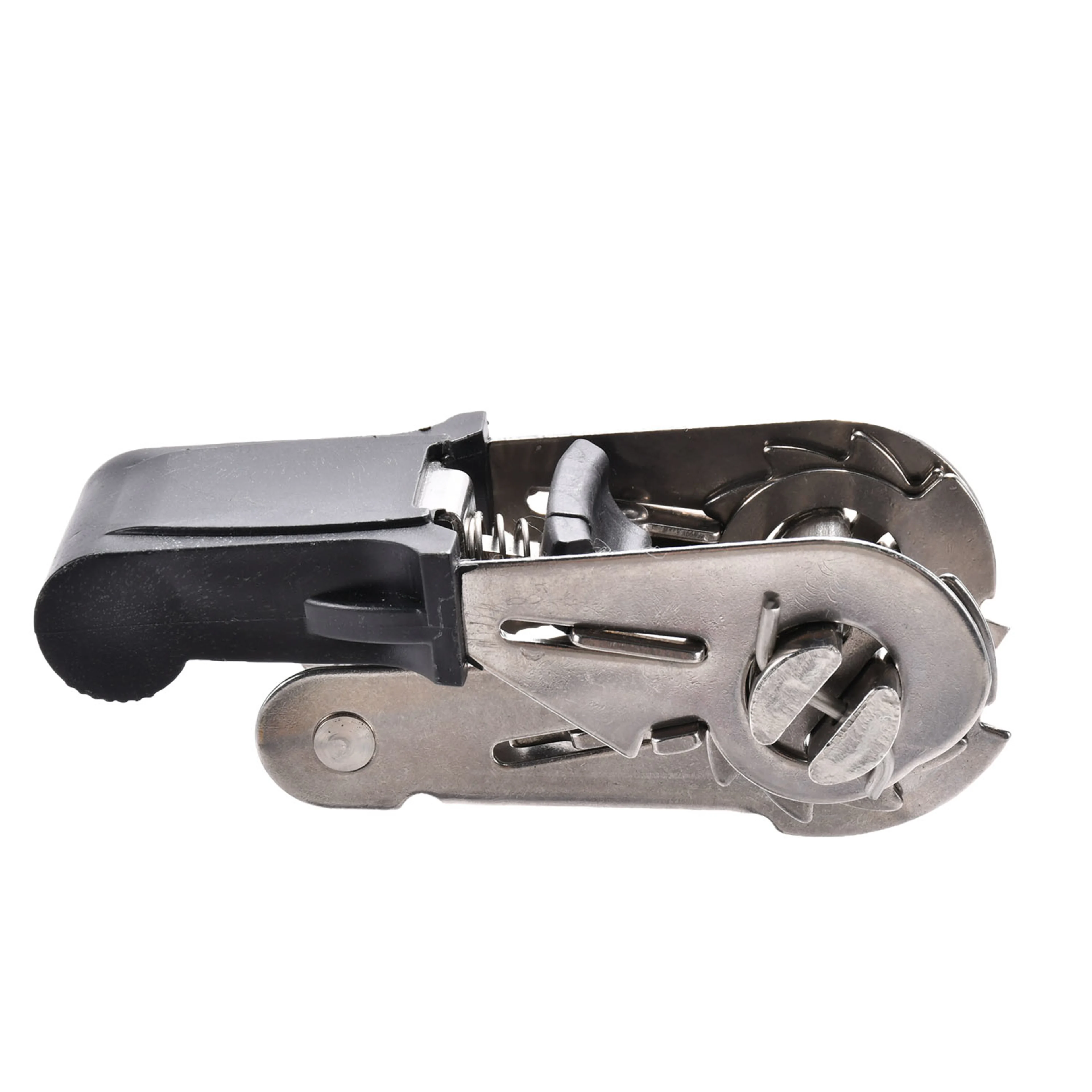 Hebilla de Trinquete Inoxidable 304 25mm con Mango de Goma - Rotura 800kg