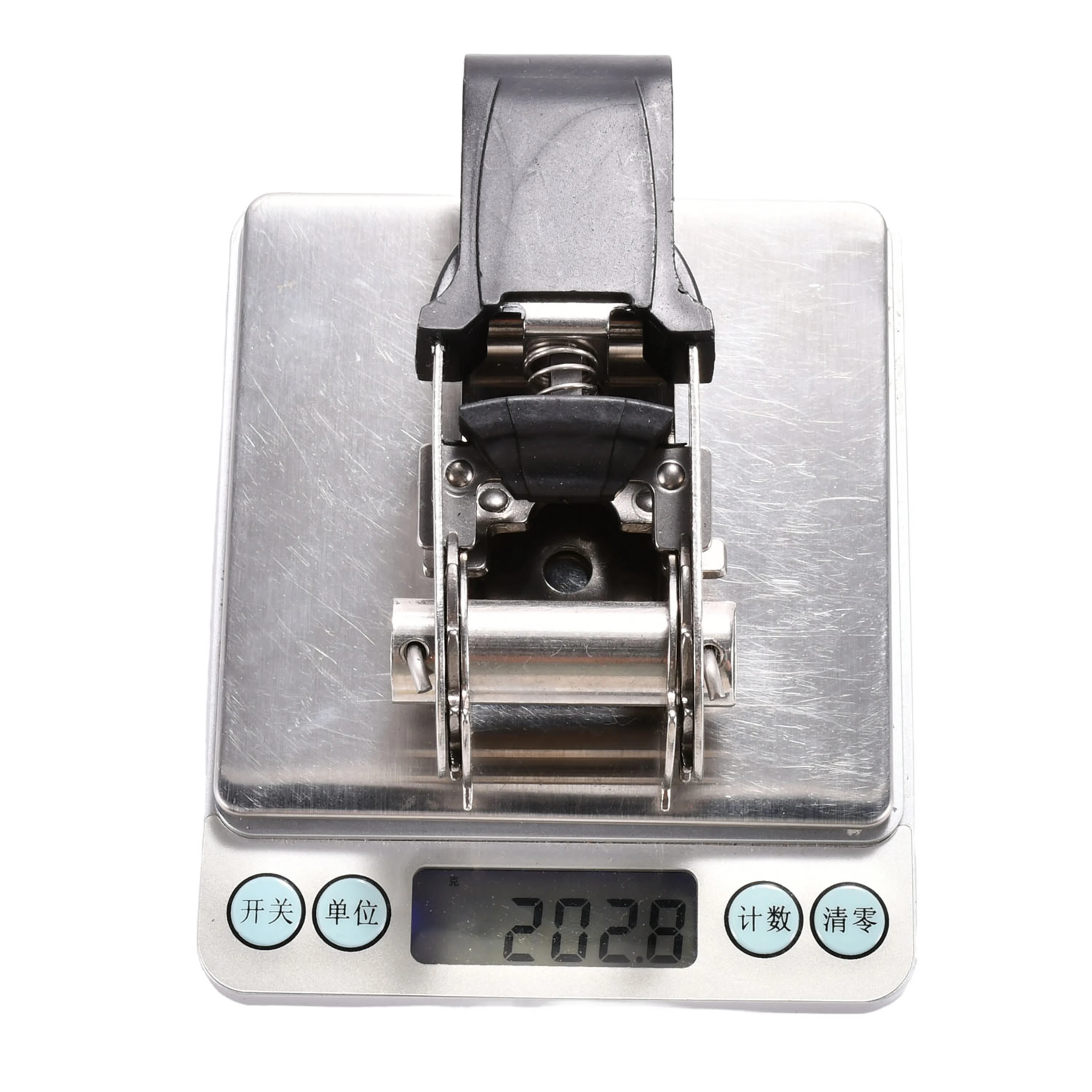 Hebilla de Trinquete Inoxidable 304 25mm con Mango de Goma - Rotura 800kg