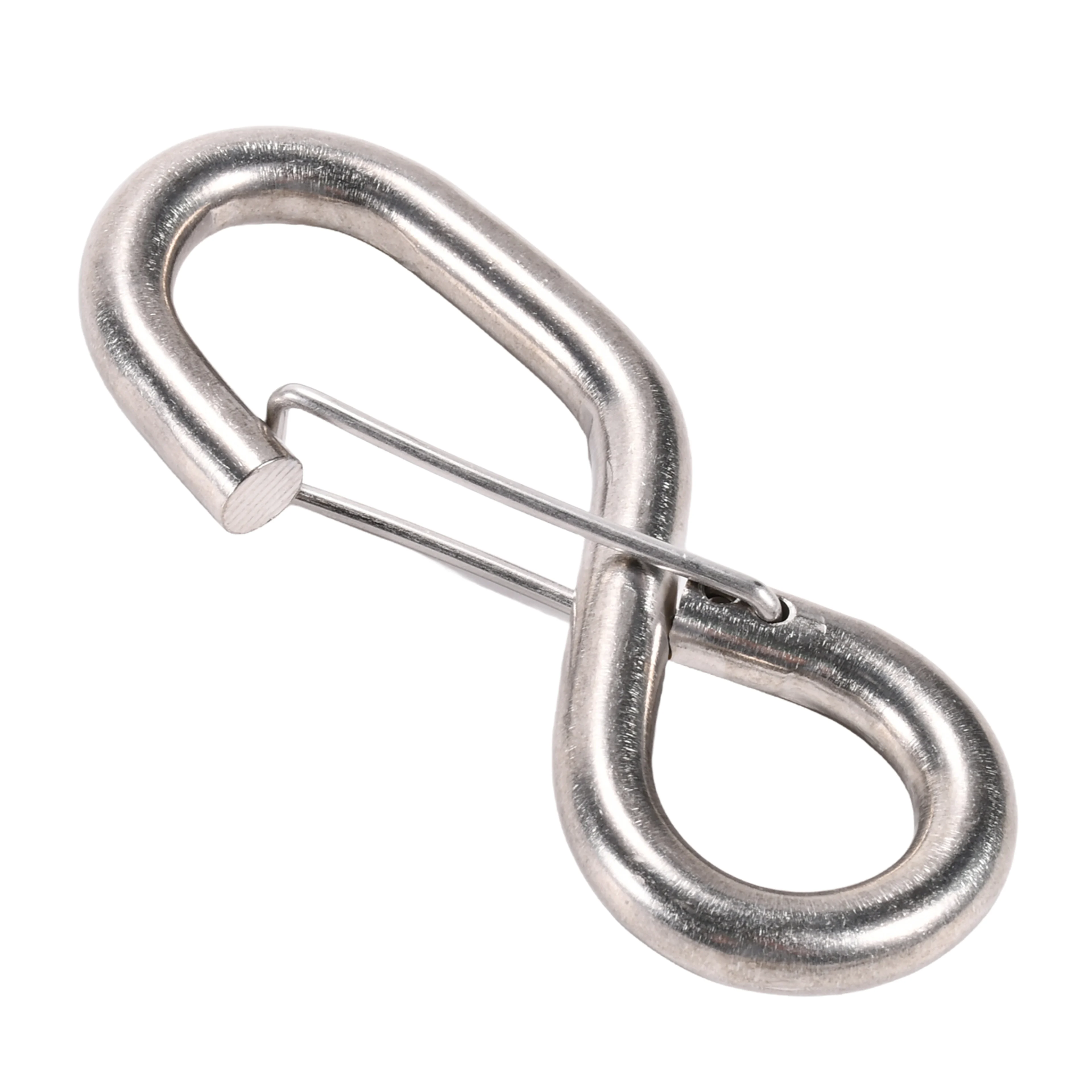 25mm 304 Stainless Steel S-Hook with Latch - 800kg MBS