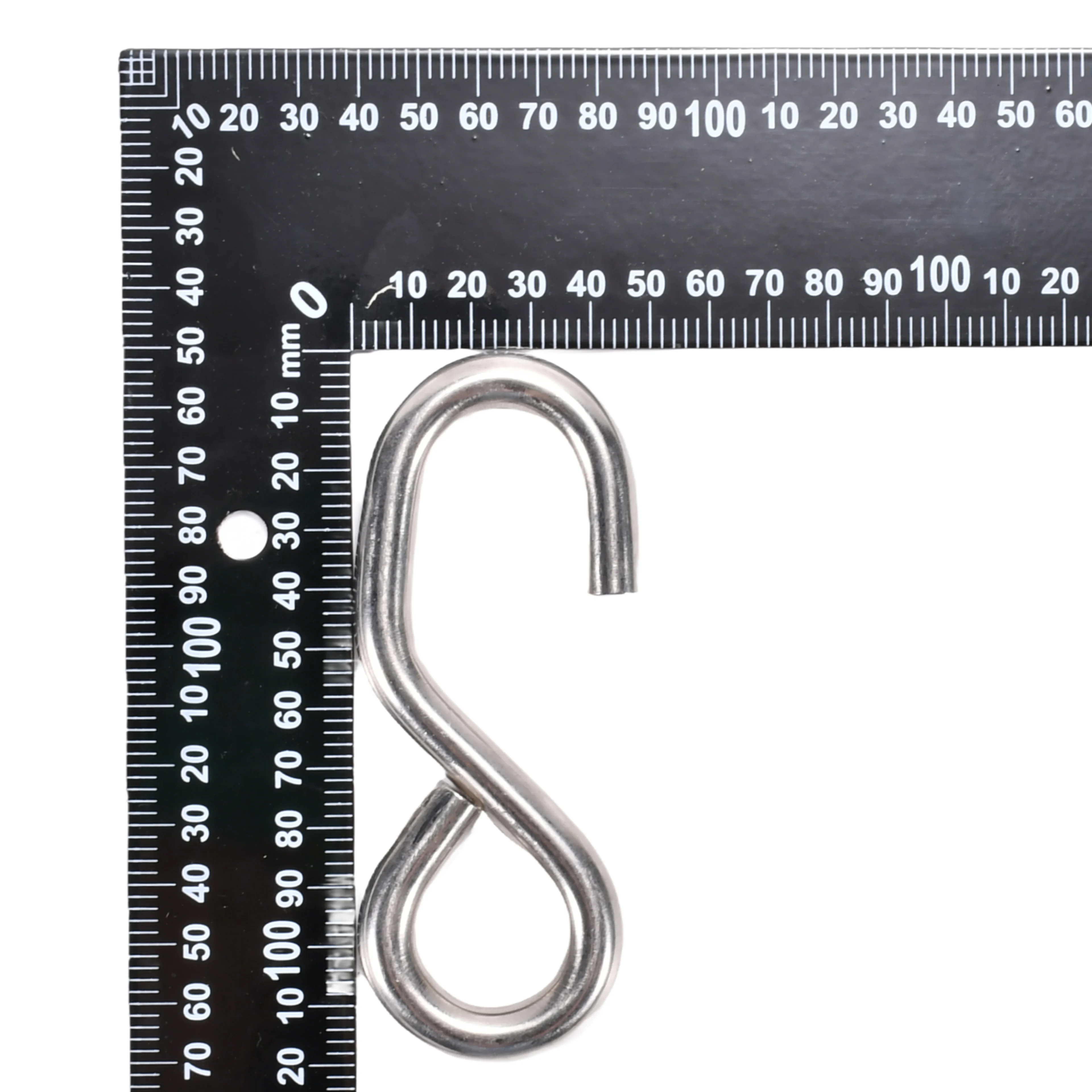 Gancho S de 25 mm de Acero Inoxidable 304 - 800 kg de rotura