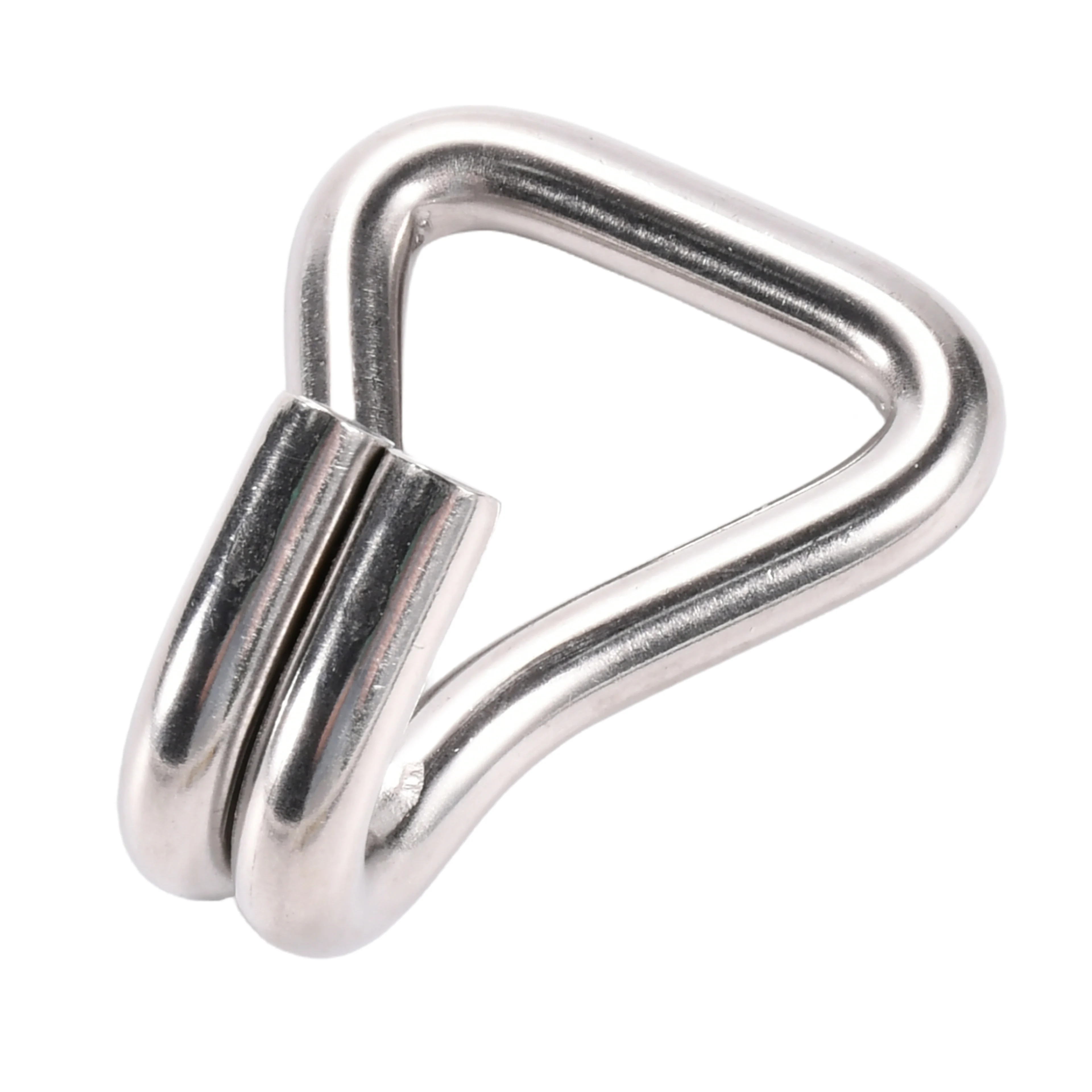1" 304 Stainless Steel Double J Hook - 1760 lbs. BS