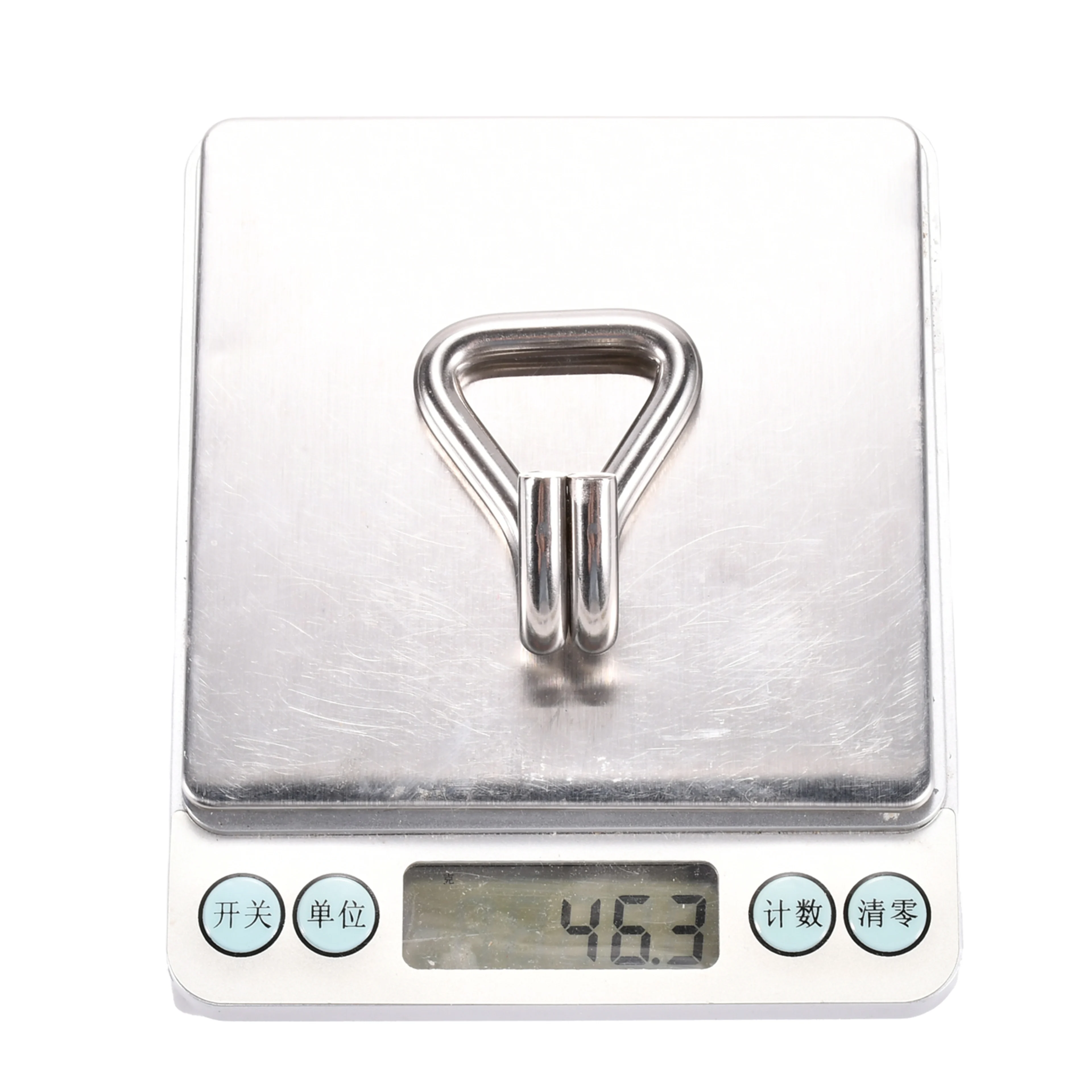 1" 304 Stainless Steel Double J Hook - 1760 lbs. BS