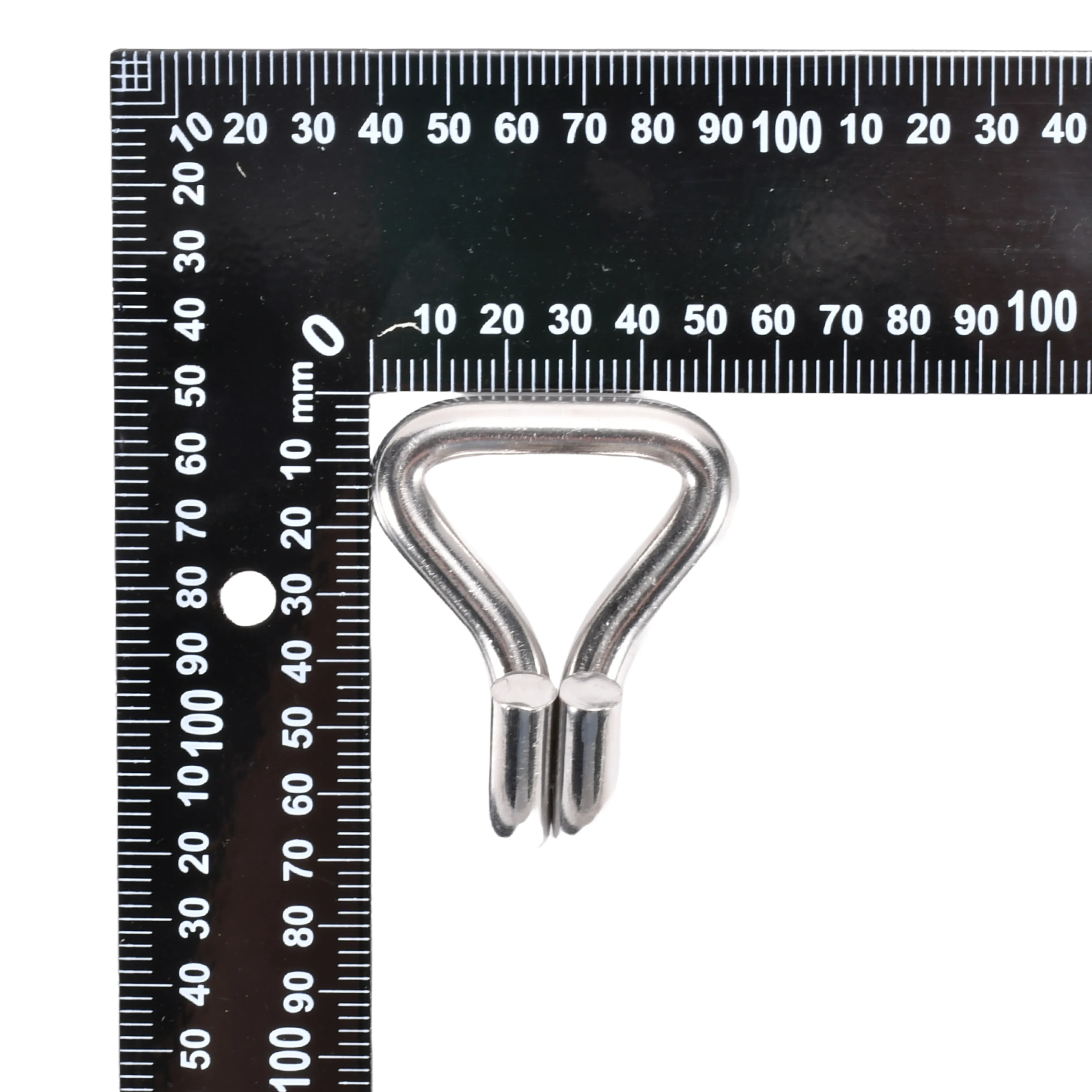 Gancho Doble J Inoxidable 316 25mm - 800kg de rotura