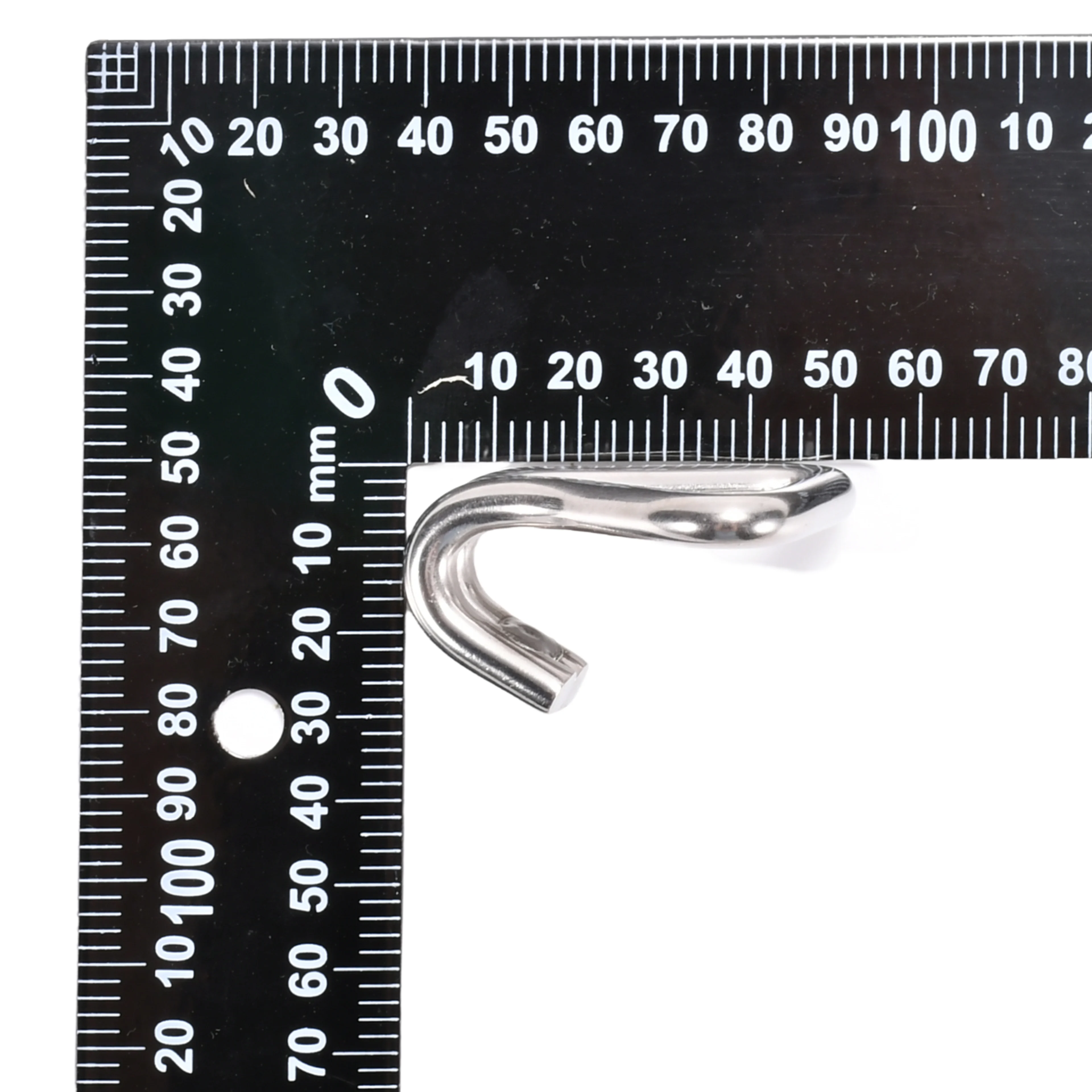 Gancho Doble J Inoxidable 316 25mm - 800kg de rotura