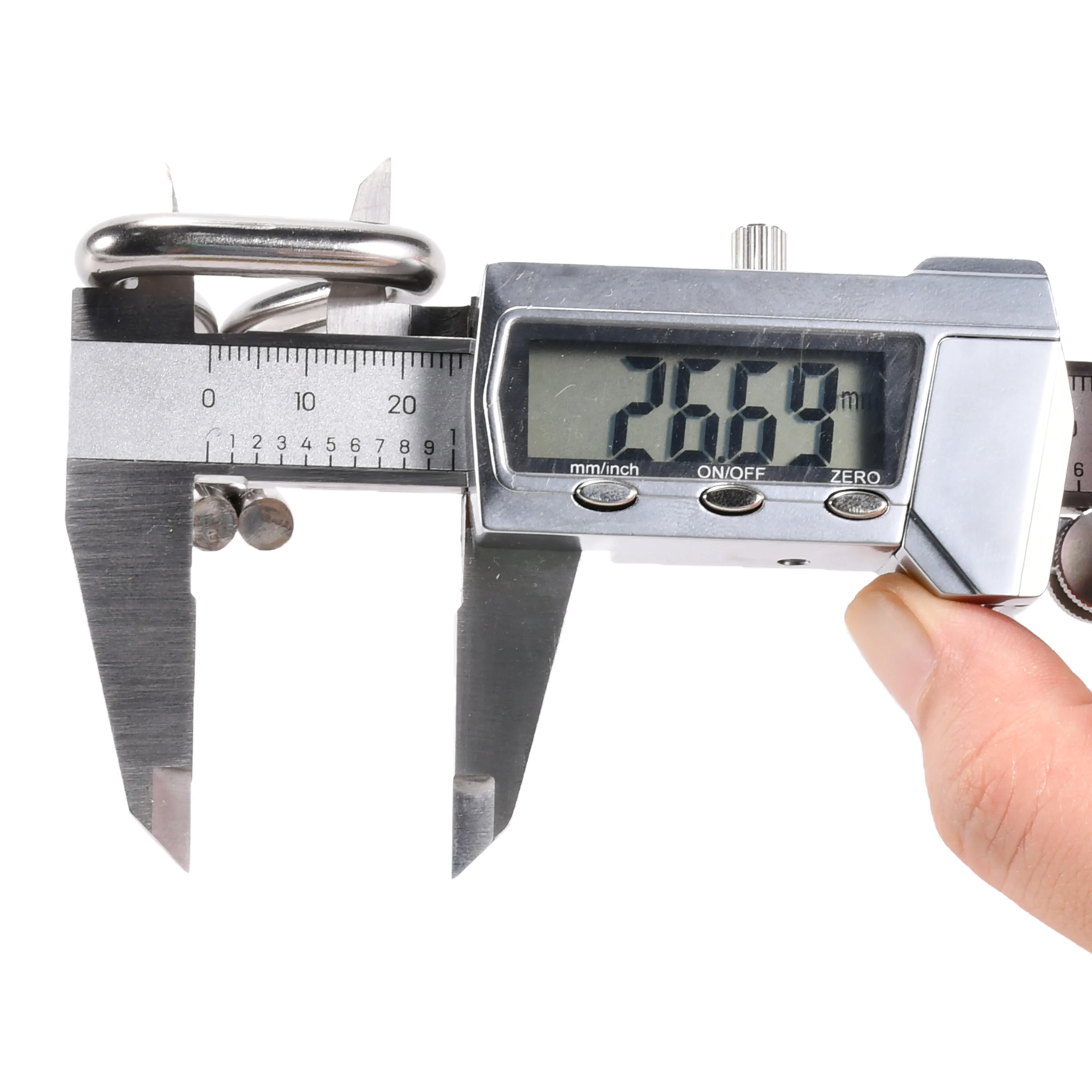 Gancho Doble J Inoxidable 316 25mm - 800kg de rotura