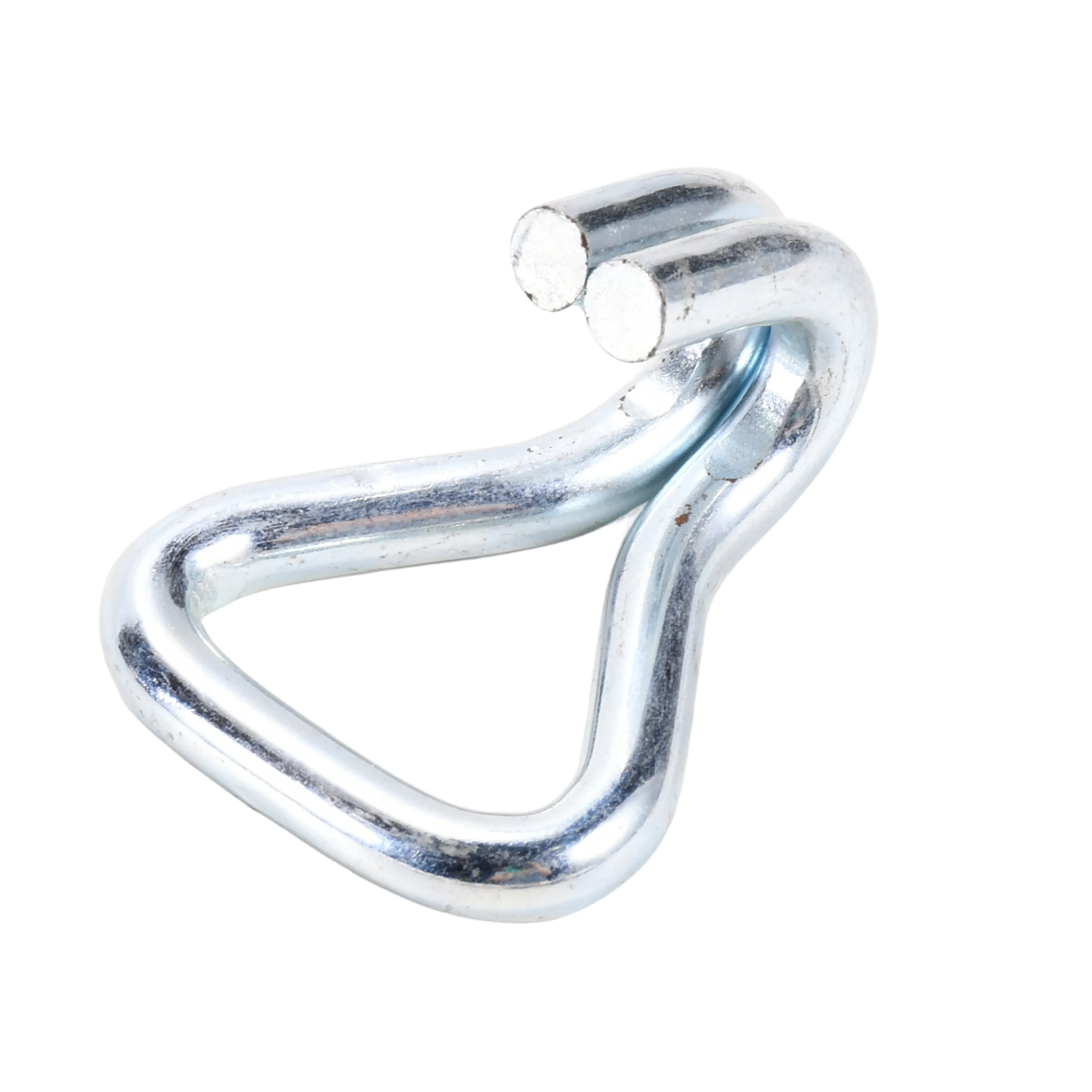 25mm White Zinc Plated Double J Hook - 800kg BS