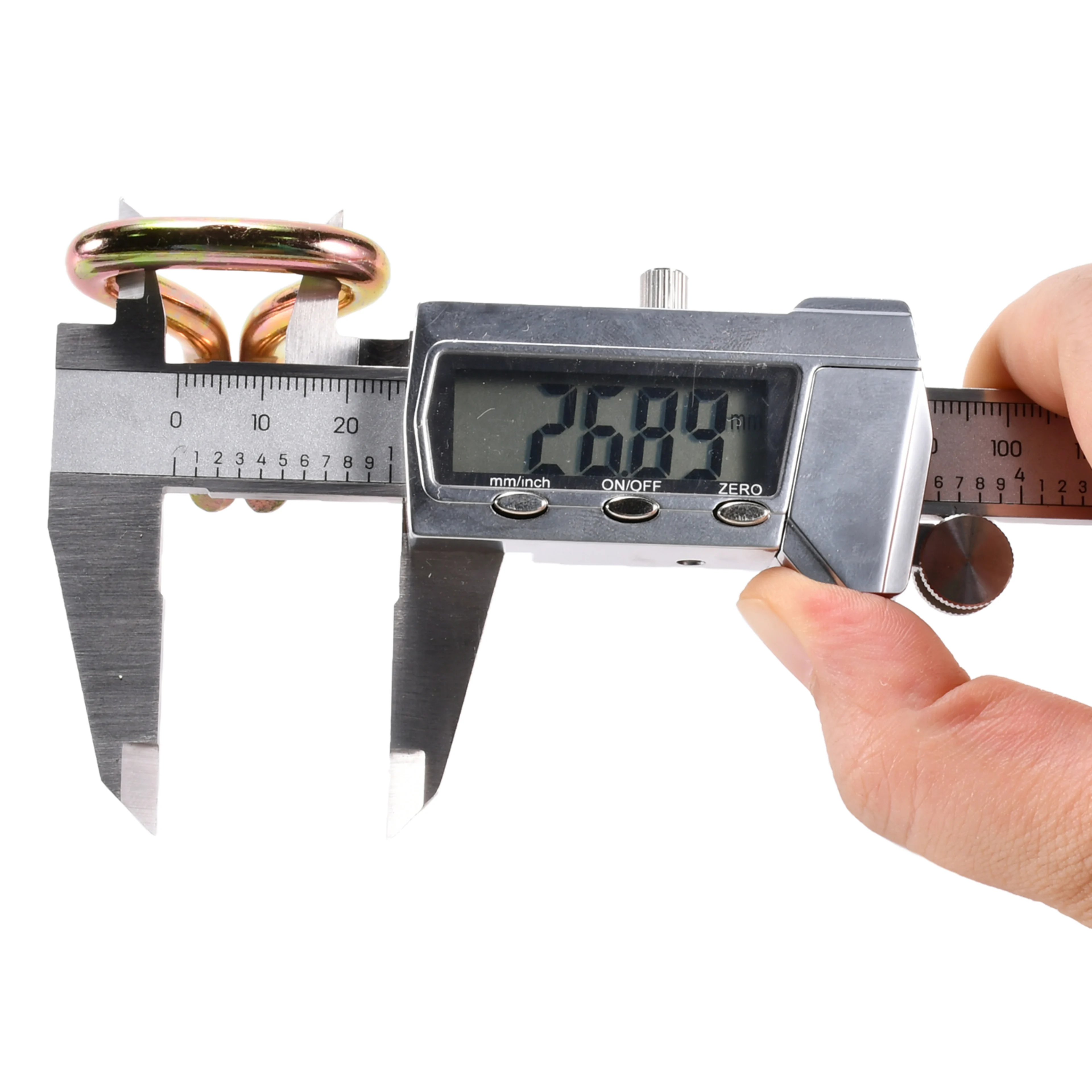 1" Yellow Zinc Plated Double J Hook - 1760 lbs. BS