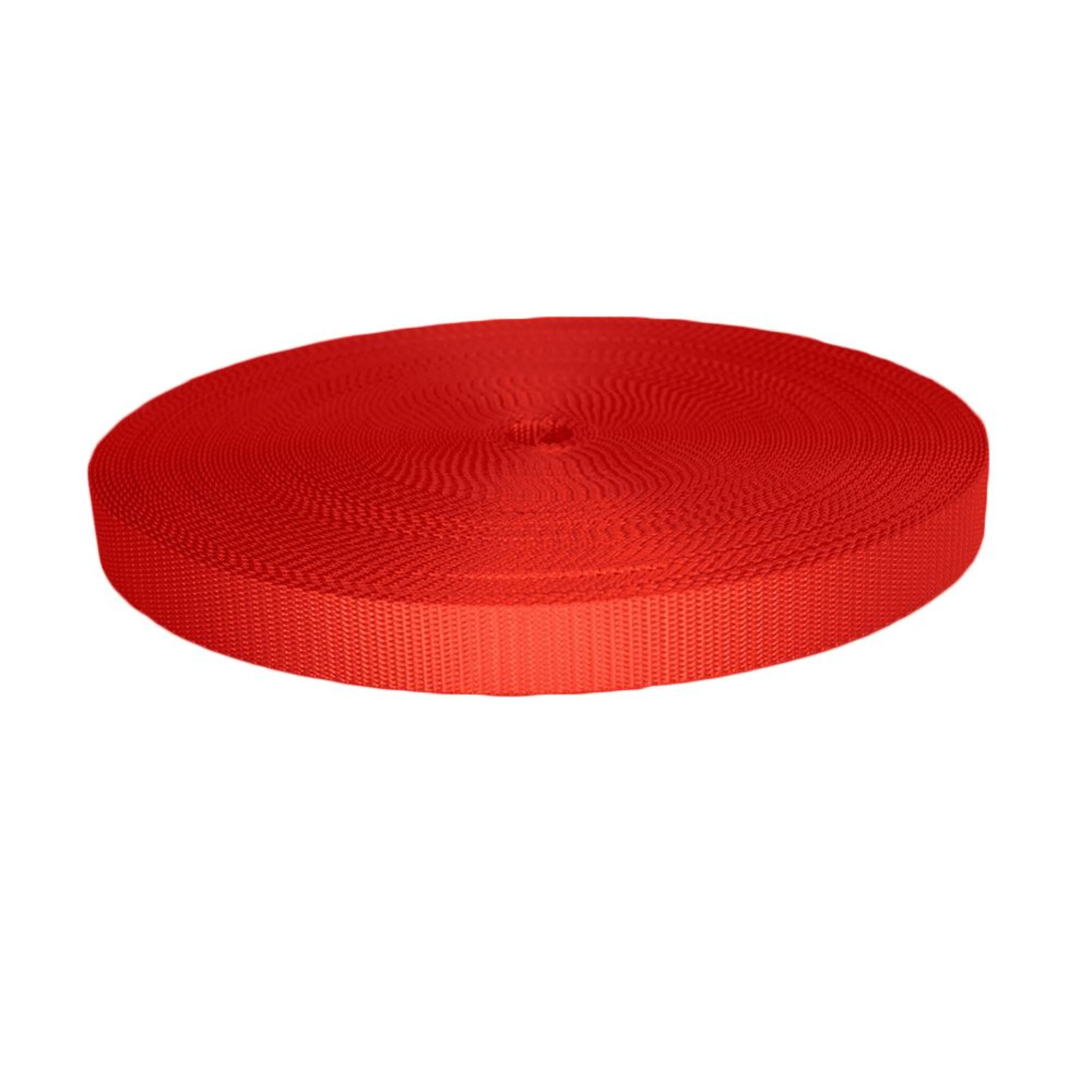 25mm Heavy Duty UV Resistant Polyester Webbing Red - 1600kg BS