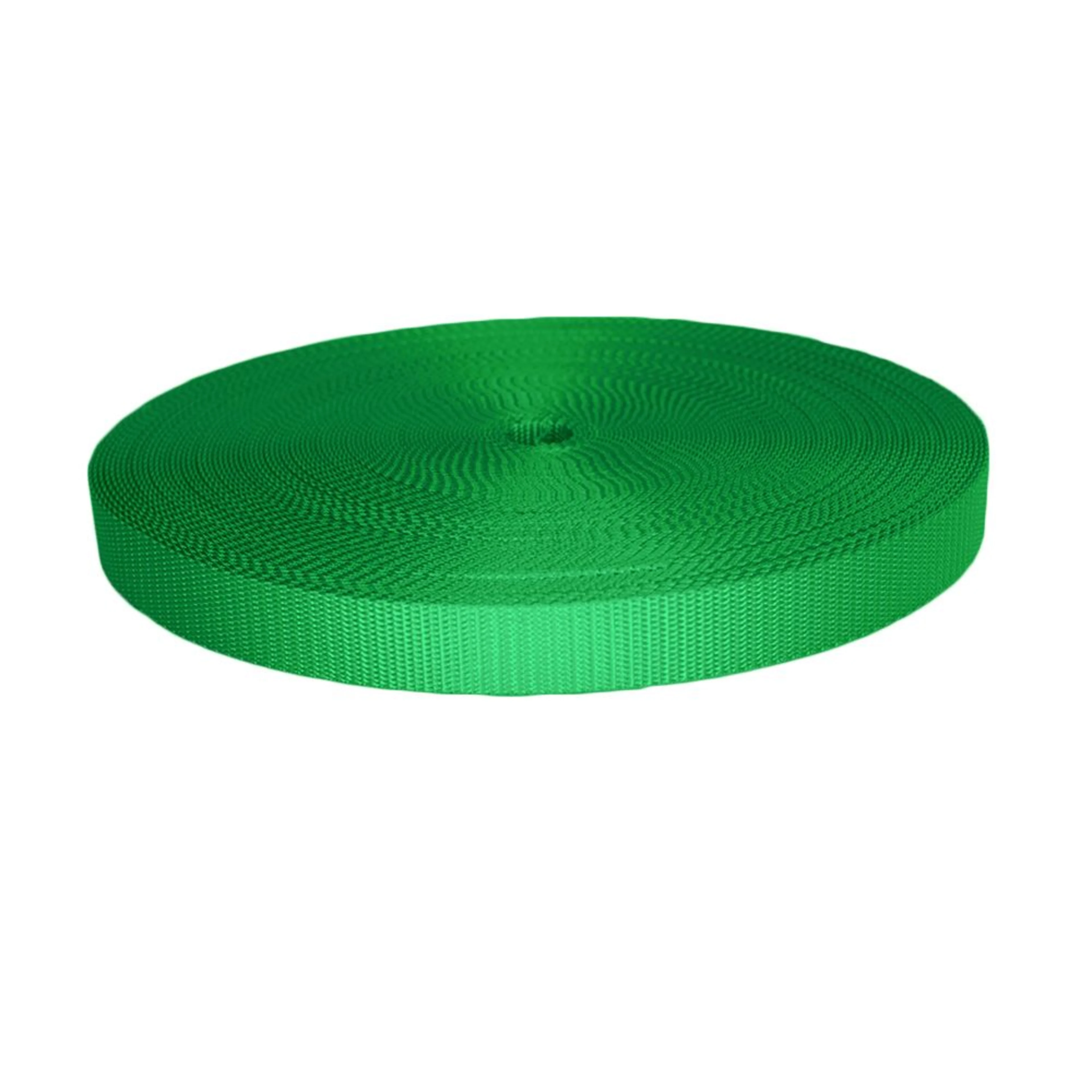 25mm Heavy Duty UV Resistant Polyester Webbing Green - 1600kg BS