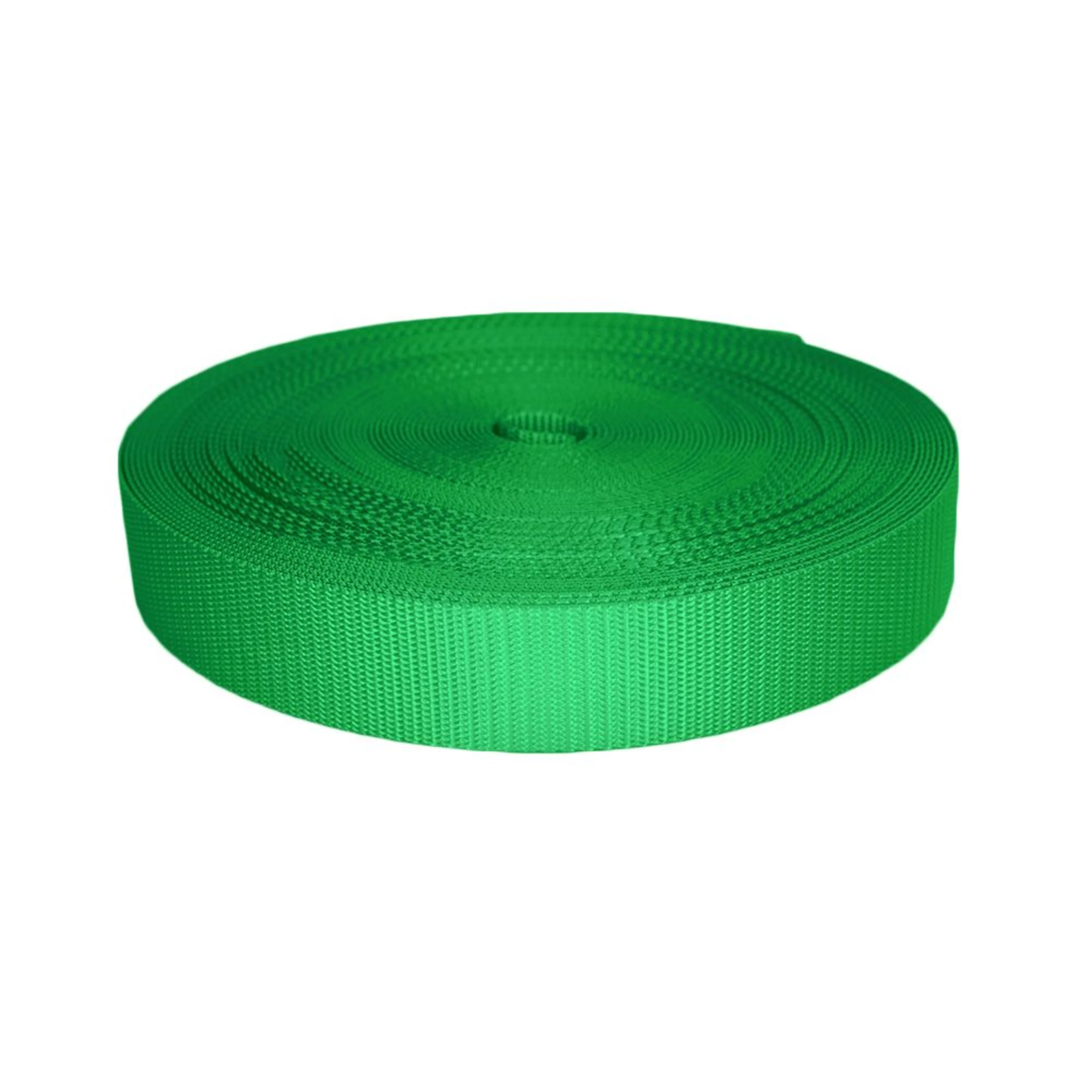 Cinta de Poliéster Verde 38mm de Alta Resistencia a UV - 2000 kg Resistencia