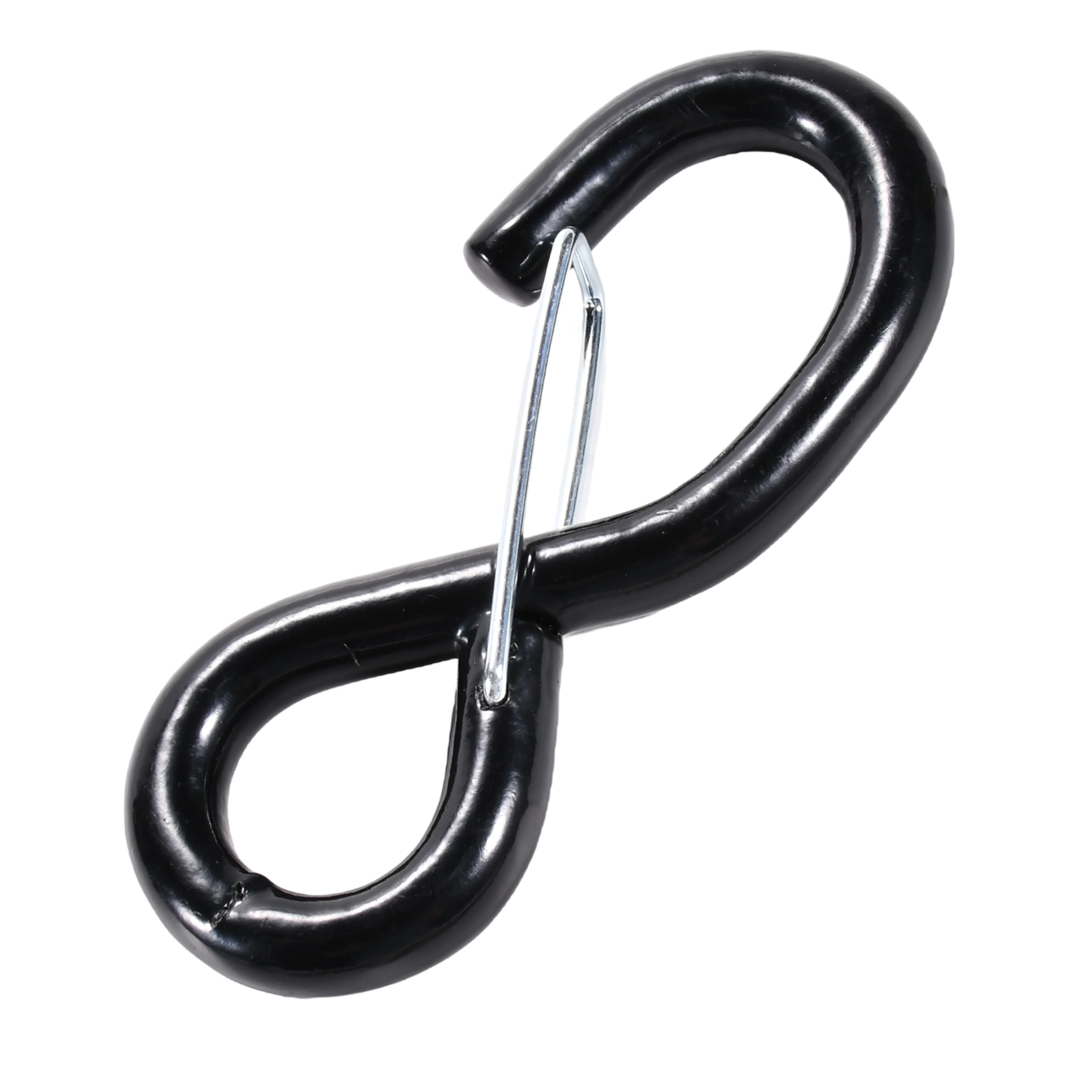 Gancho en S recubierto de vinilo de 38mm con pestillo - 1500 kg Resistencia