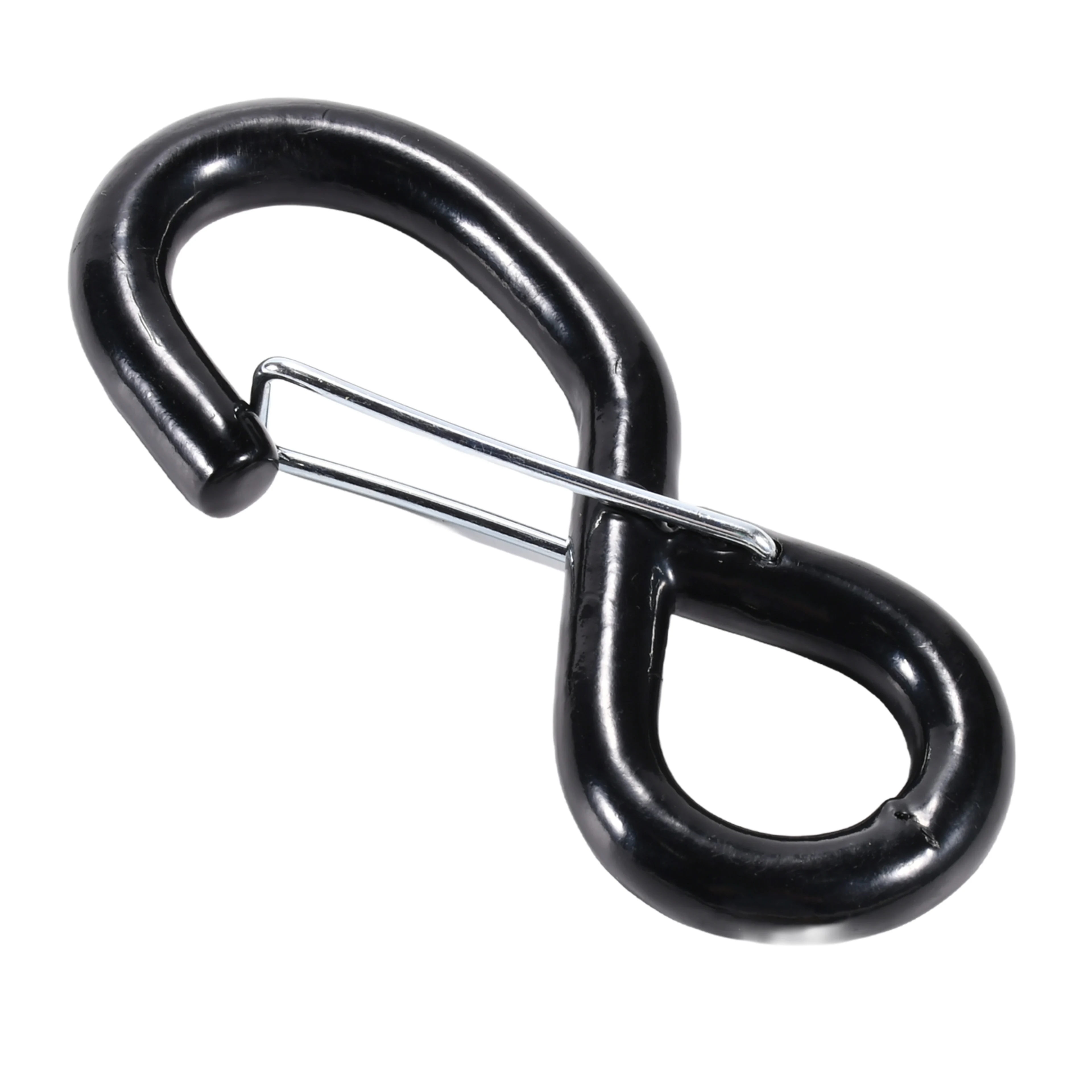 Gancho en S recubierto de vinilo de 38mm con pestillo - 1500 kg Resistencia