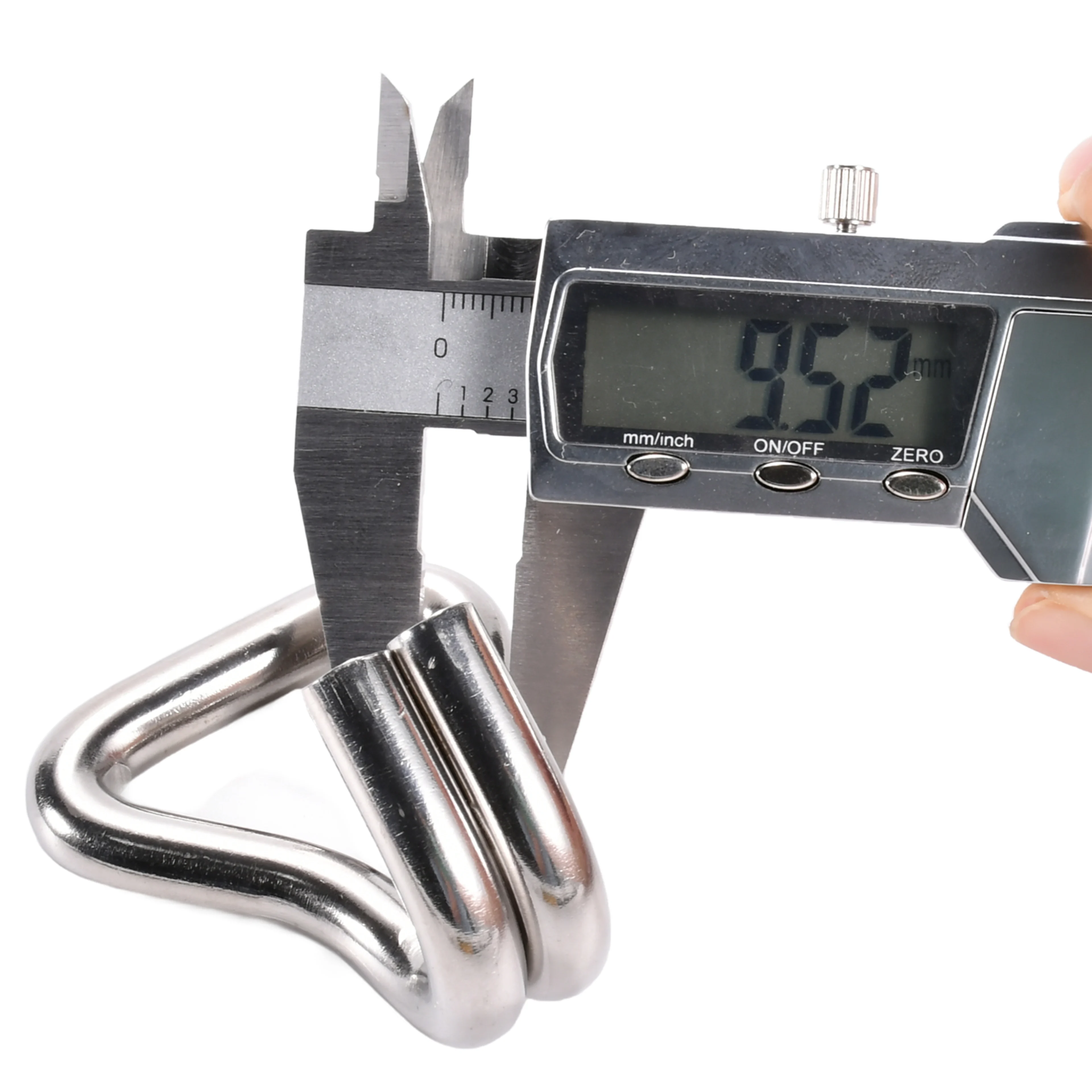 1.5" 304 Stainless Steel Double J Hook - 4409 lbs. BS