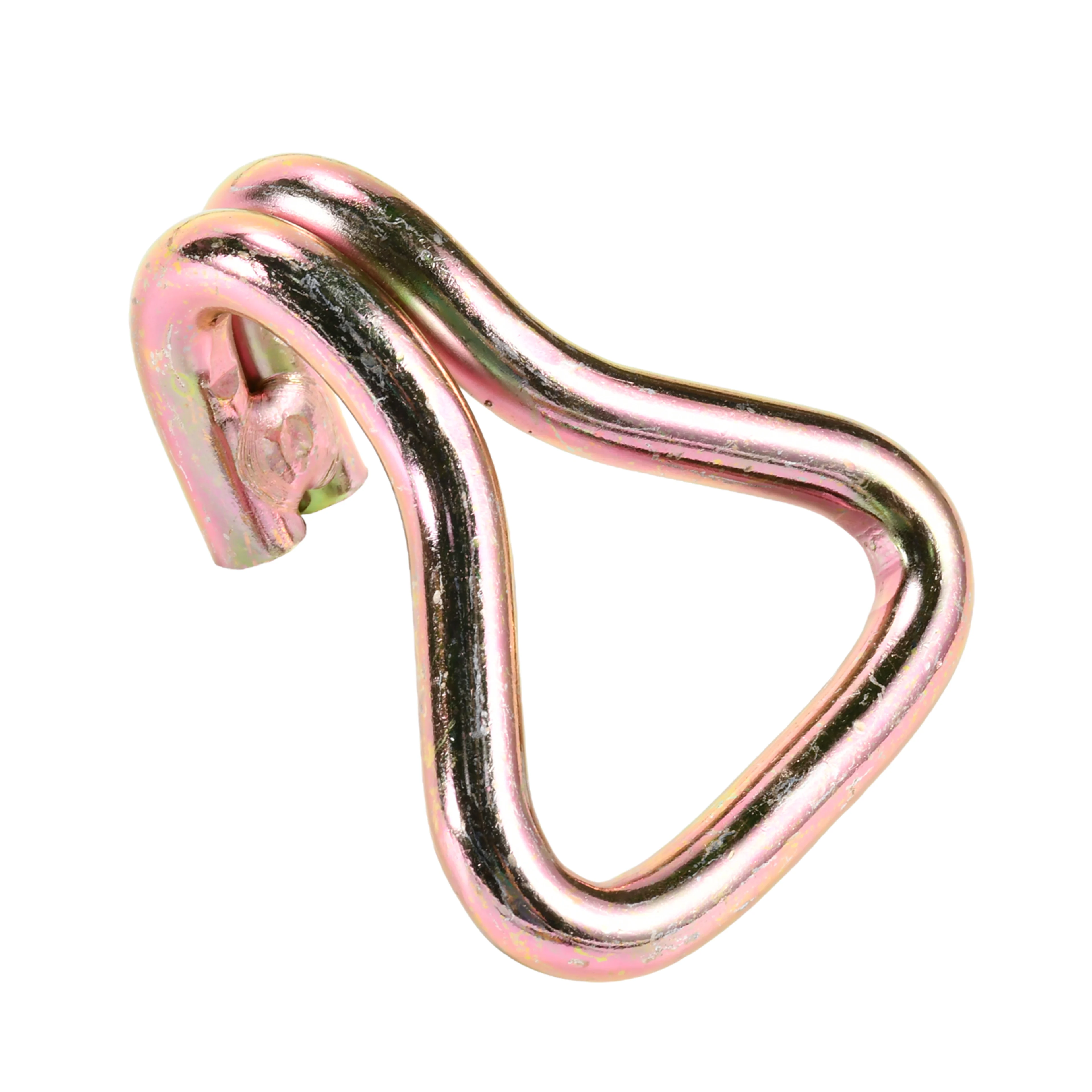 Gancho Doble J de 50mm galvanizado en amarillo - 3000 kg Resistencia