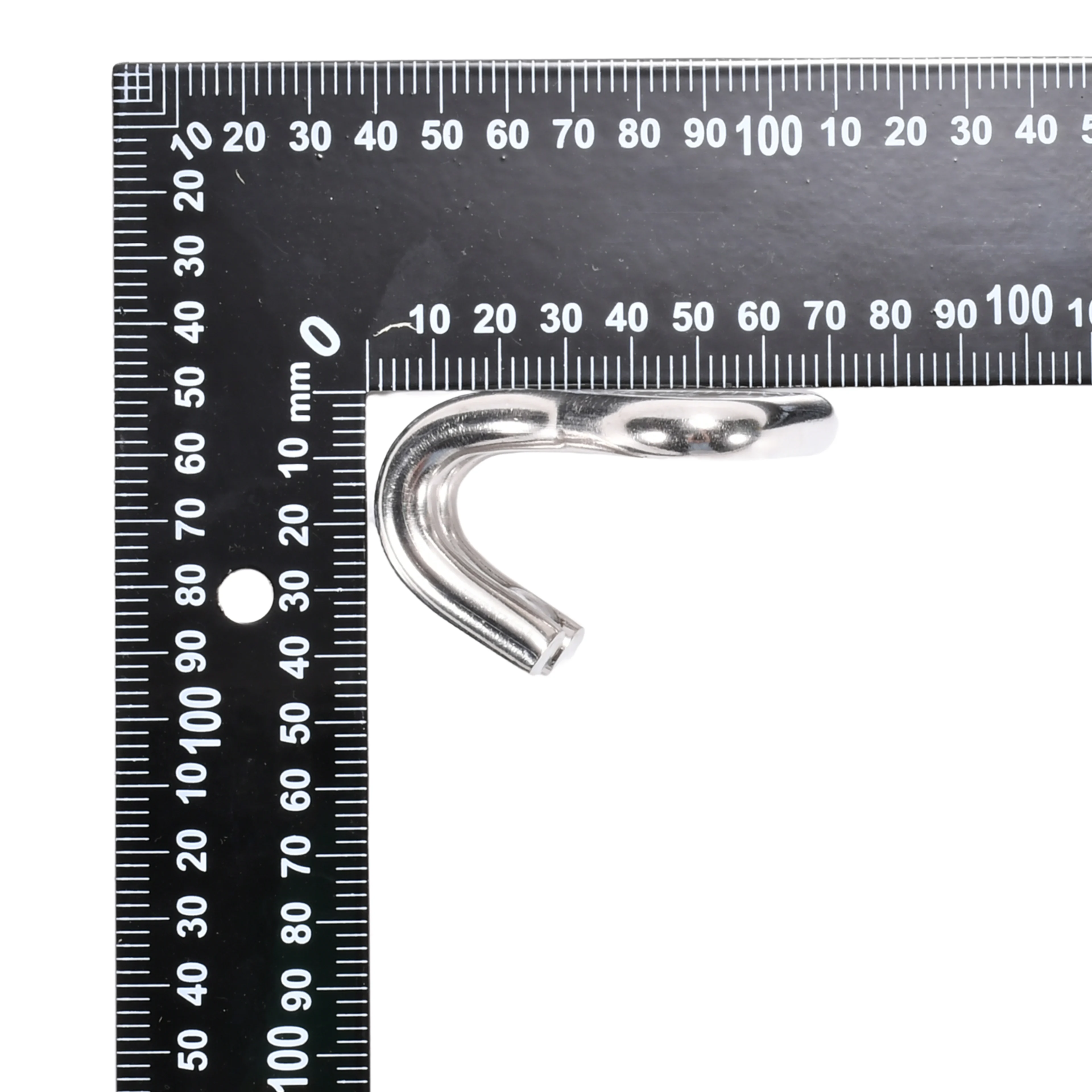 Gancho Doble J de 38mm de Acero Inoxidable 316 - 2000 kg Resistencia
