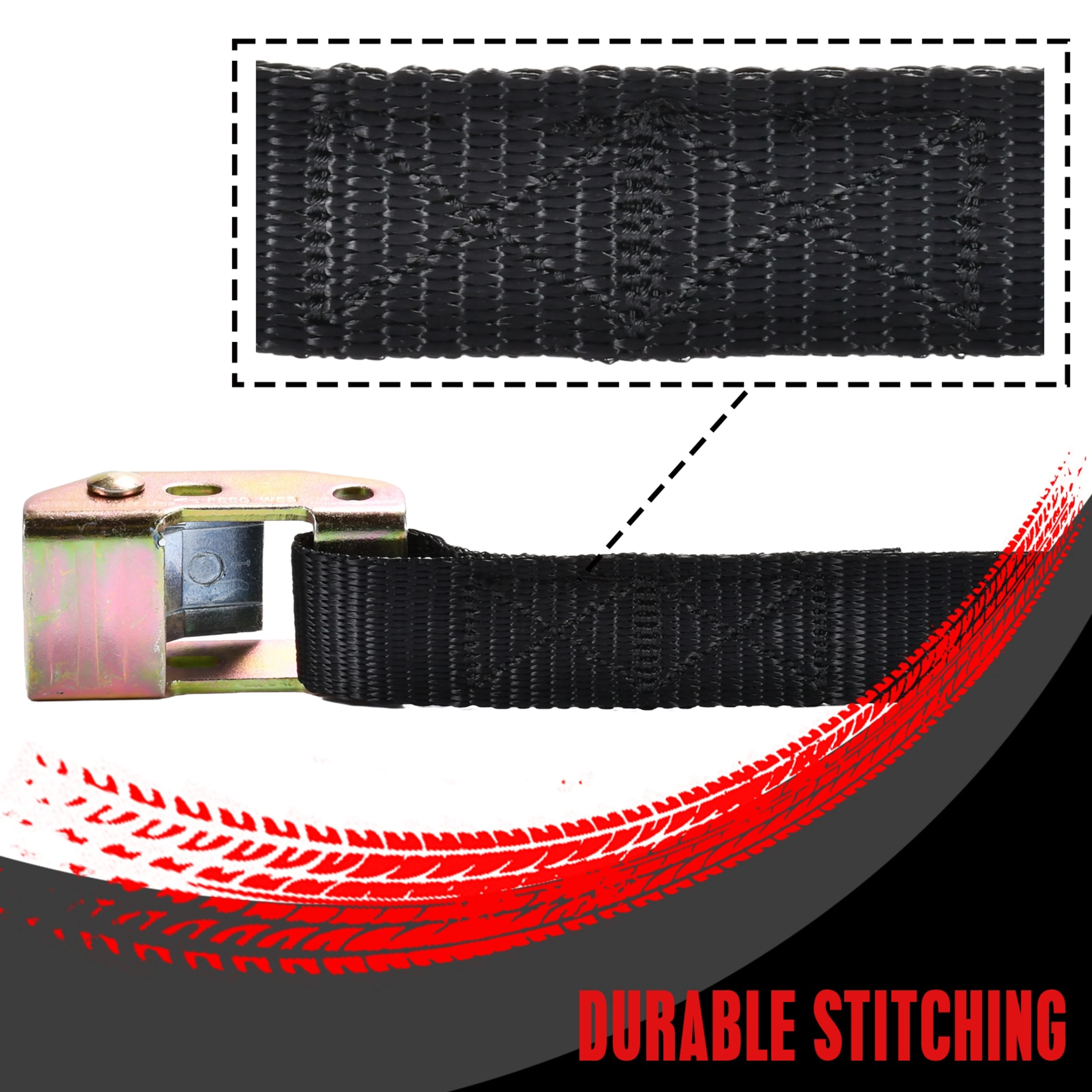 1" Utility Style Cam Buckle Endless Tie Down Strap - 1200 lbs. BS