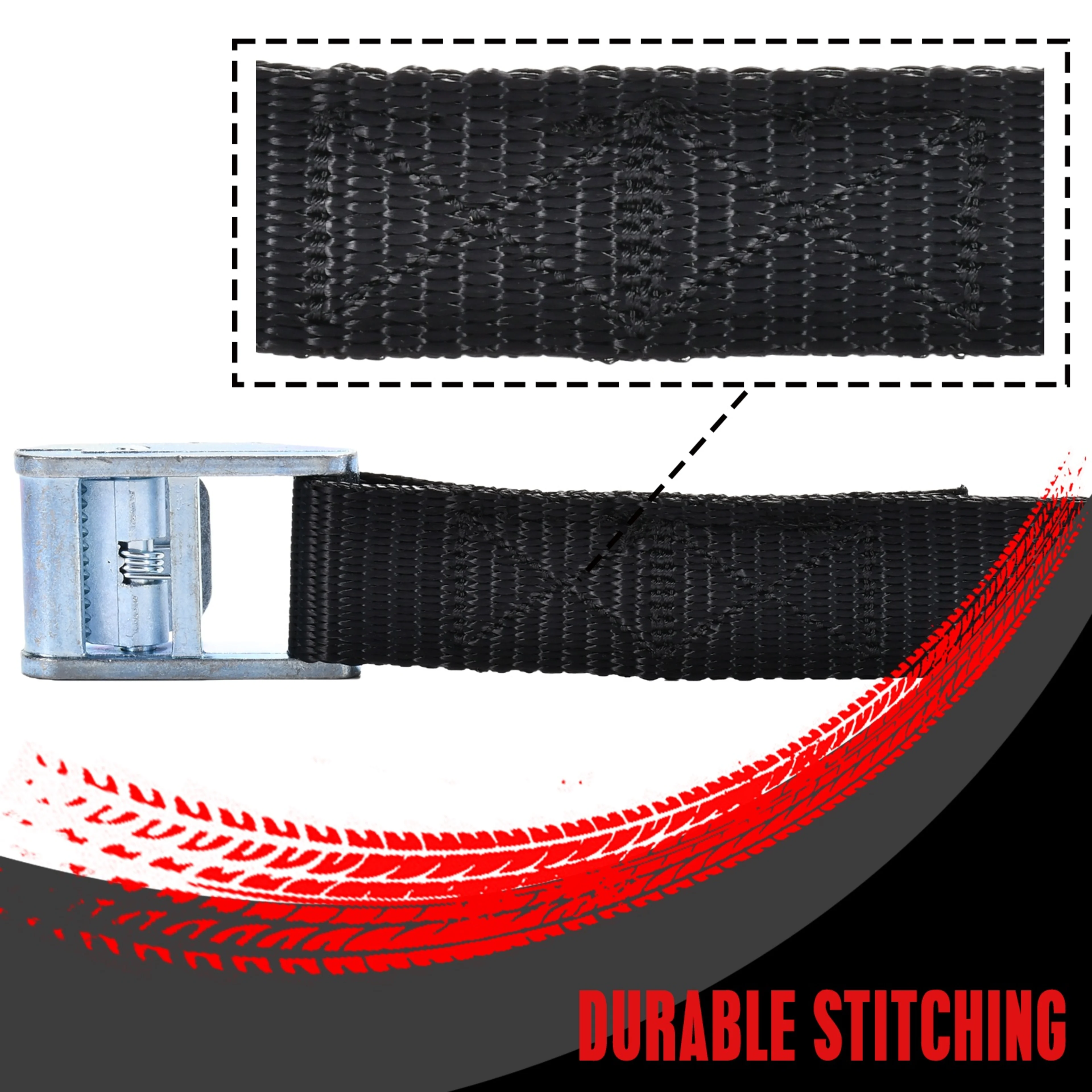 1" Cinch Style Cam Buckle Endless Tie Down Strap - 1102 lbs. BS