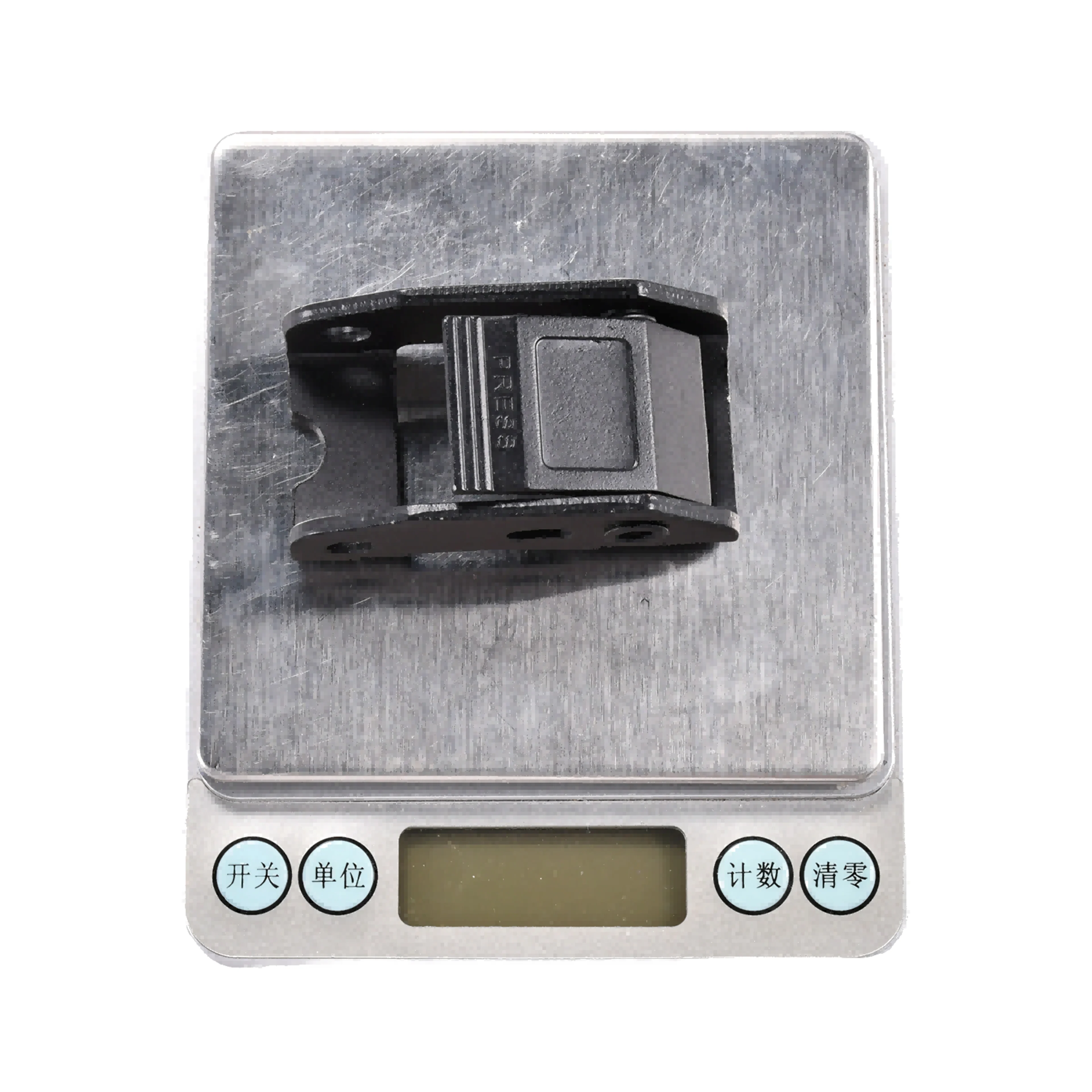 Hebilla de leva utilitaria de 25mm, negra - 550 kg Resistencia