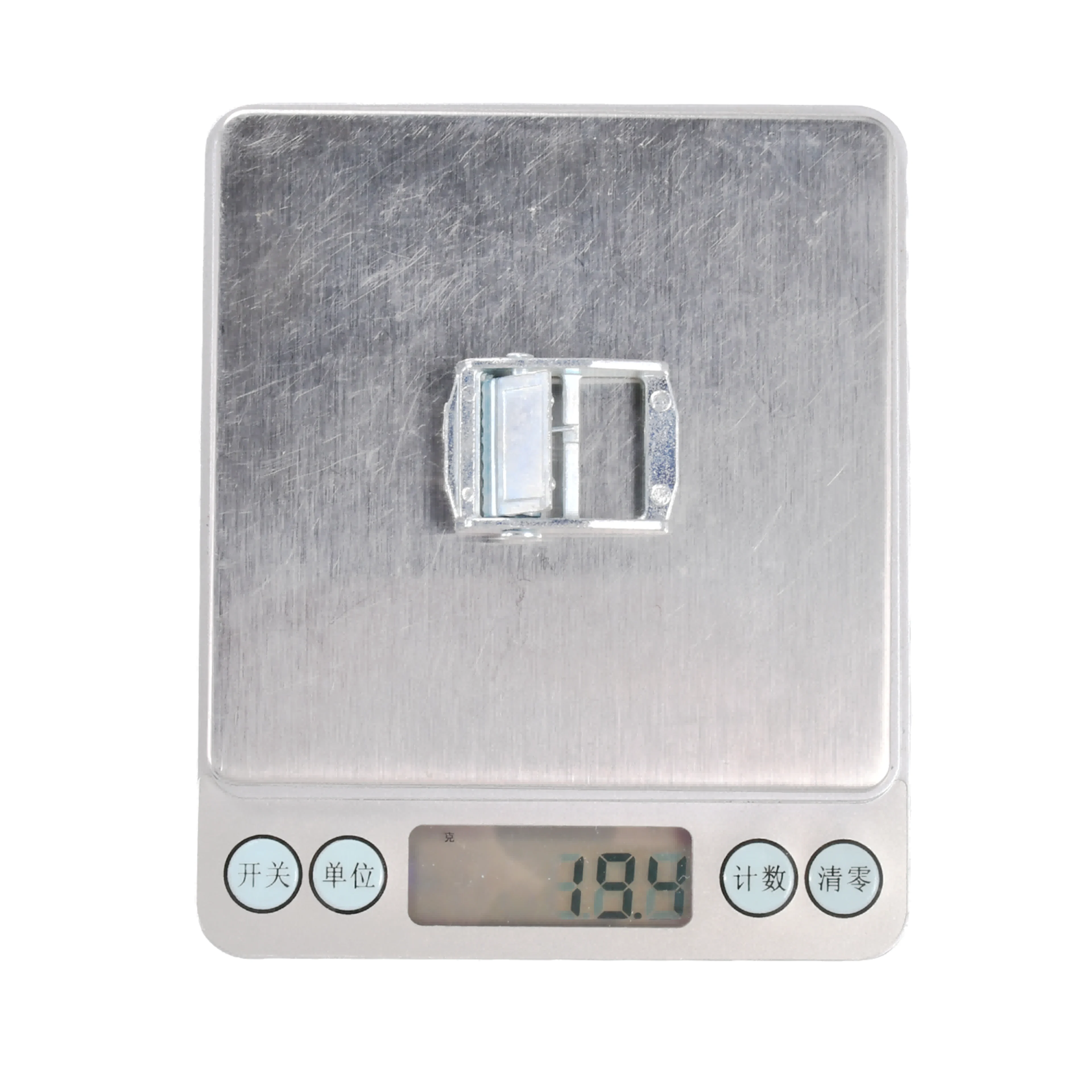 Hebilla de leva pequeña de 20mm galvanizada en blanco - 150 kg Resistencia