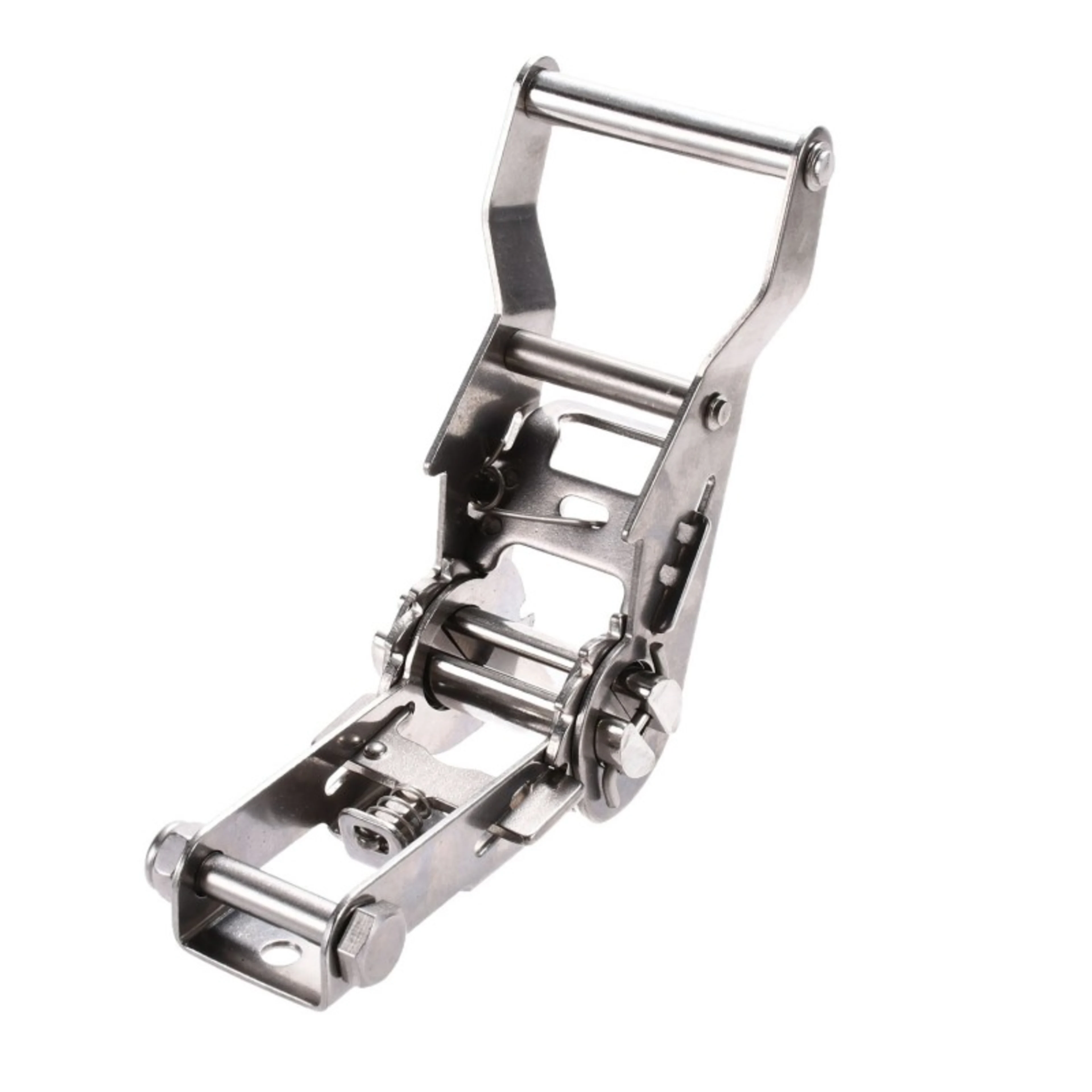 27mm Ratsche aus Edelstahl 304 mit kurzem breitem Griff - 1200 kg Bruchlast