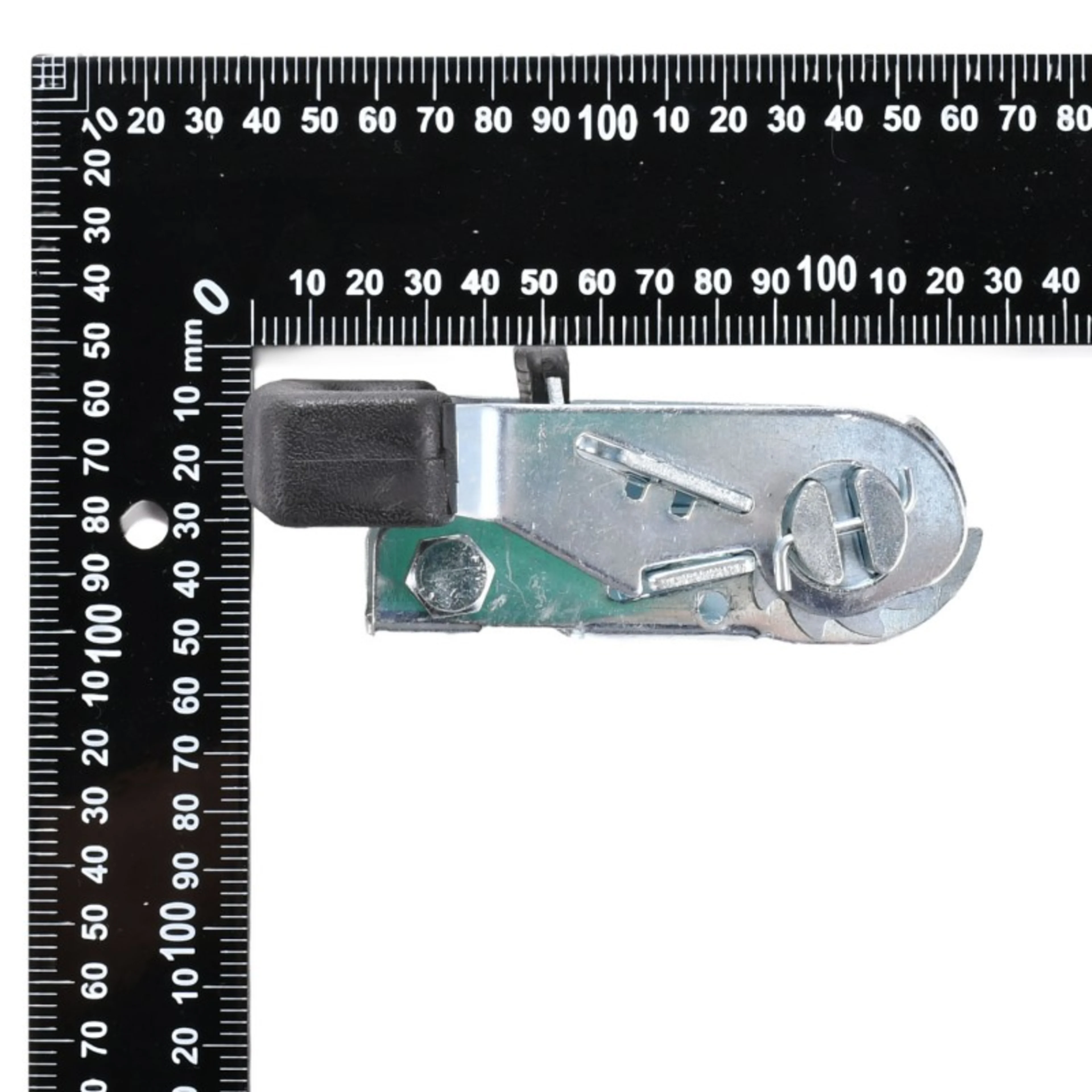 27mm Ratsche mit weiß verzinktem Gummigriff - 1500 kg Bruchlast