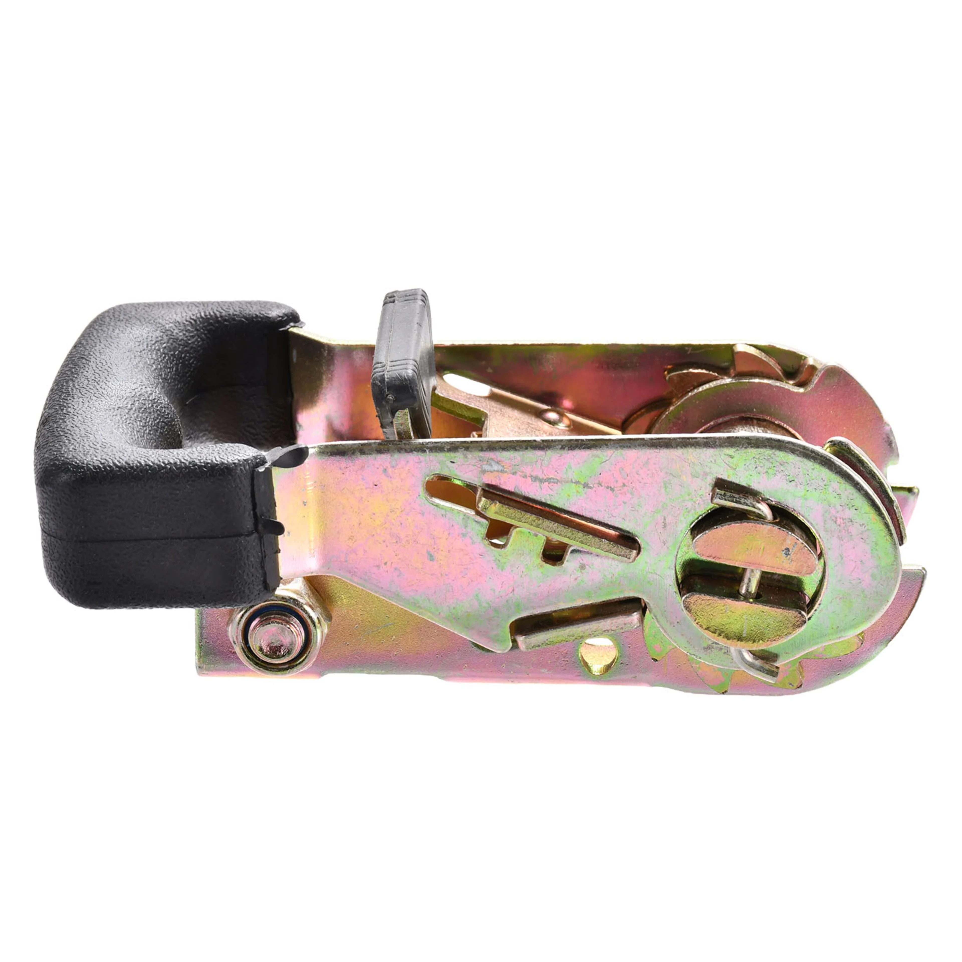 1-1/16" Yellow Zinc Chromate Rubber Handle Ratchet Buckle - 3306 lbs. BS