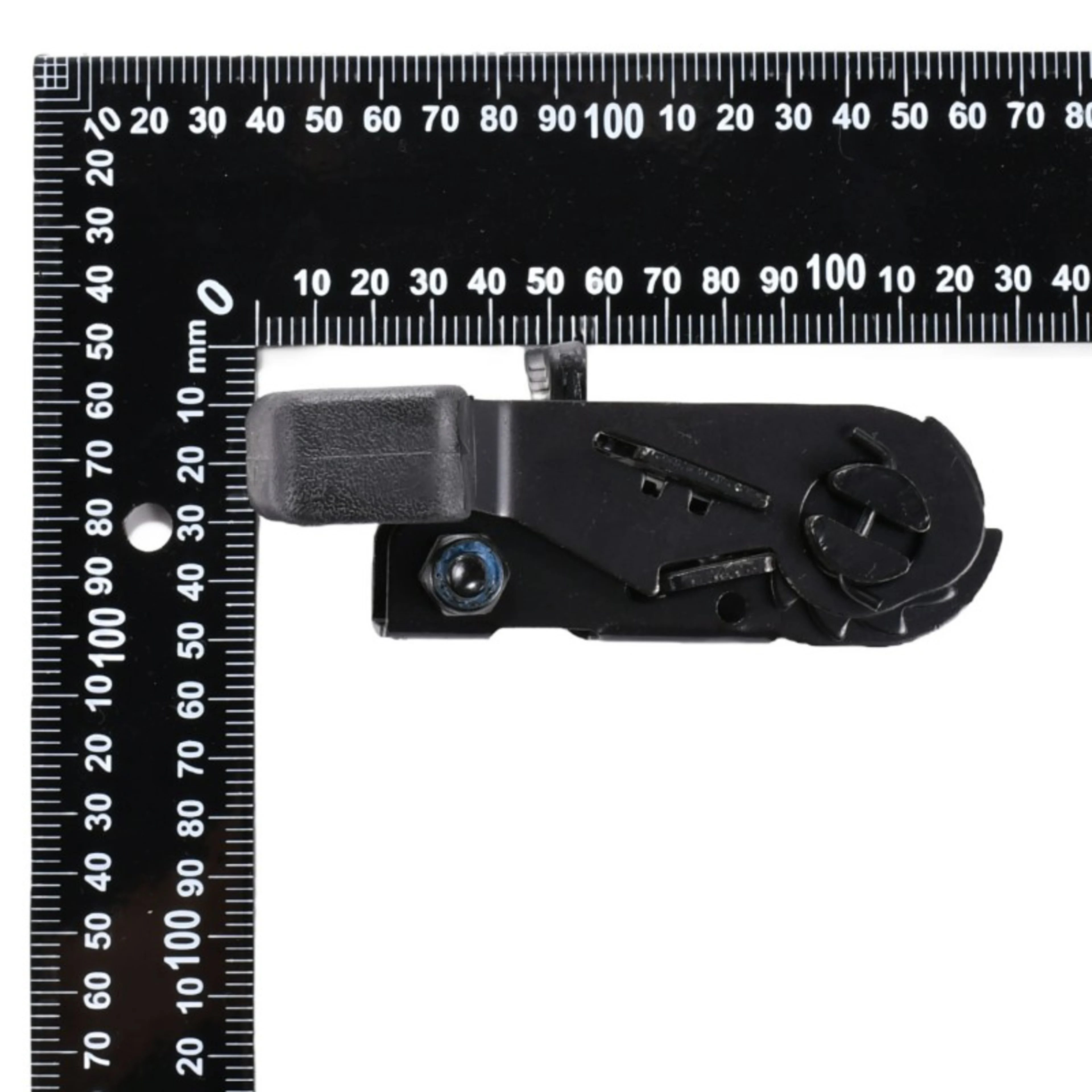 27mm Ratsche mit schwarzem Gummigriff, KTL-beschichtet - 1500 kg Bruchlast