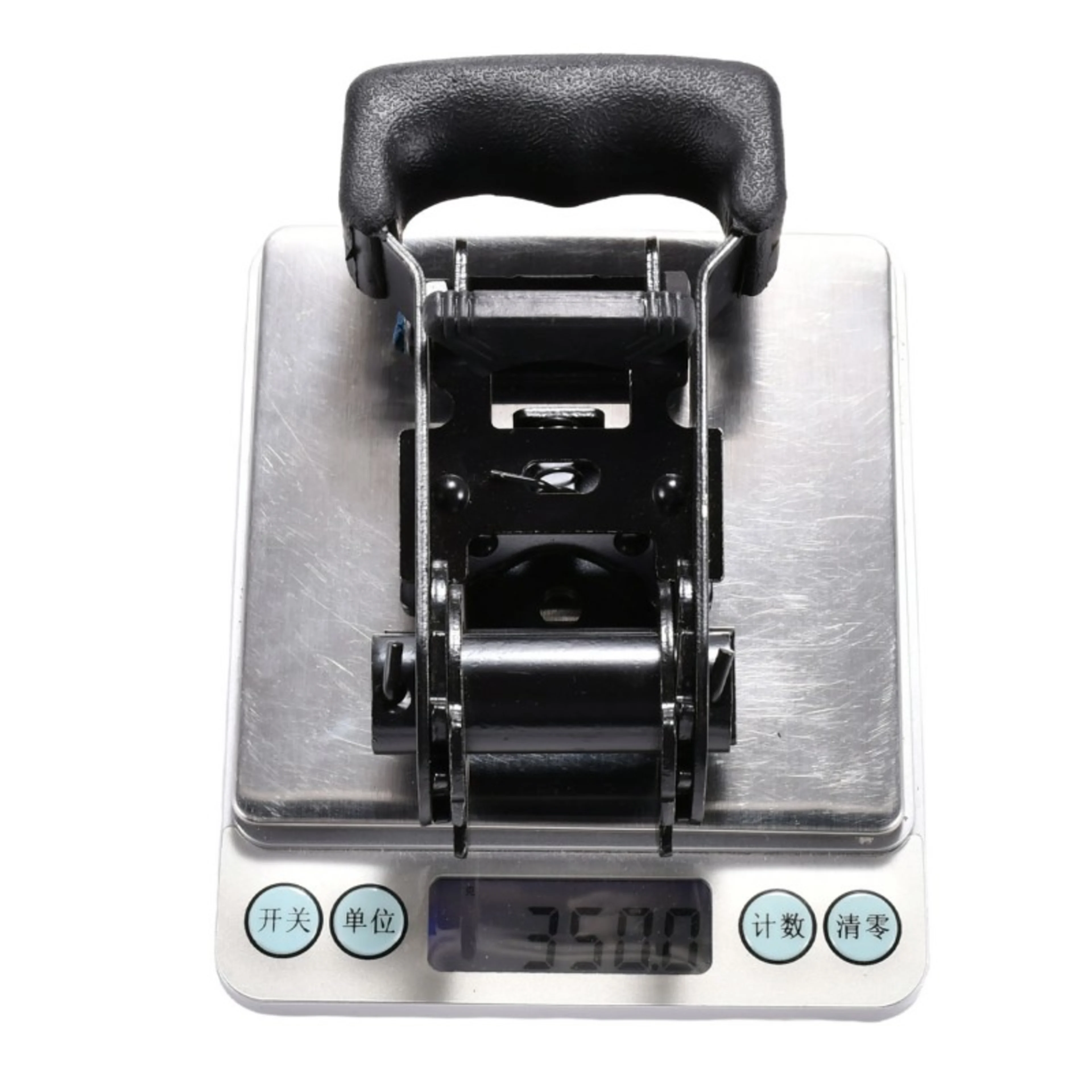 27mm Ratsche mit schwarzem Gummigriff, KTL-beschichtet - 1500 kg Bruchlast