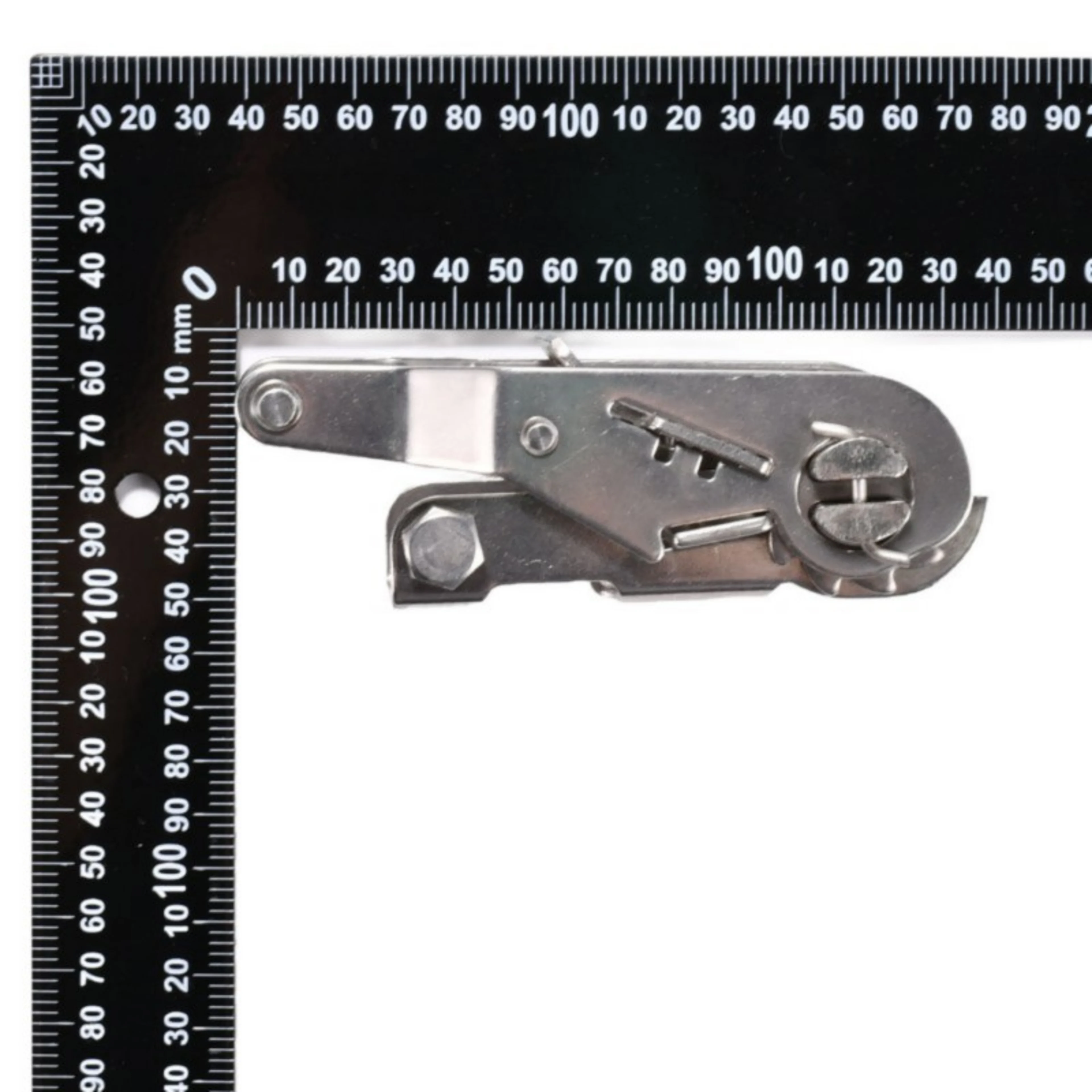 Trinquete de 38mm de Acero Inoxidable 304 con mango corto y ancho - 2000 kg Resistencia