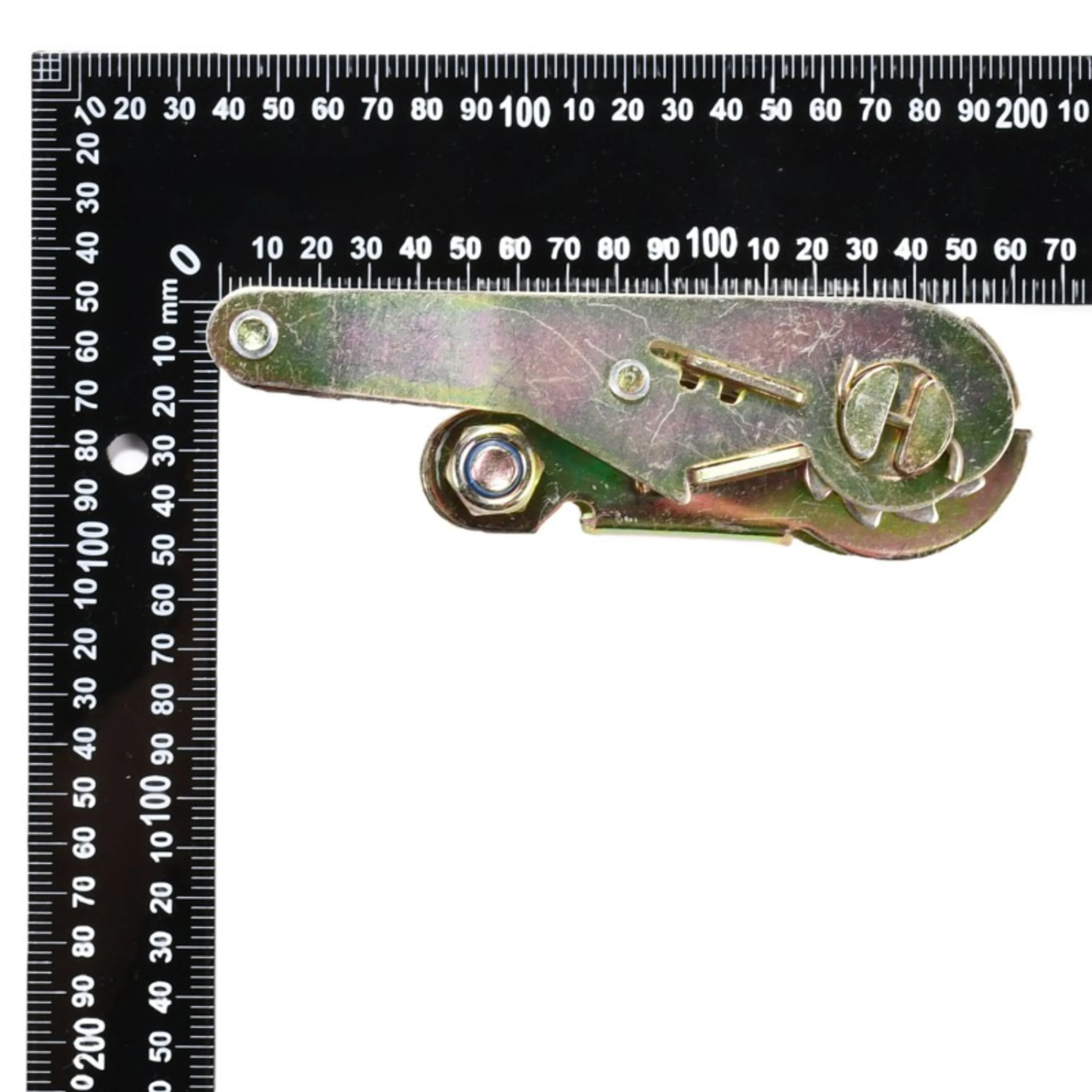 38mm Ratsche mit kurzem breitem Kunststoffgriff - 3000 kg Bruchlast