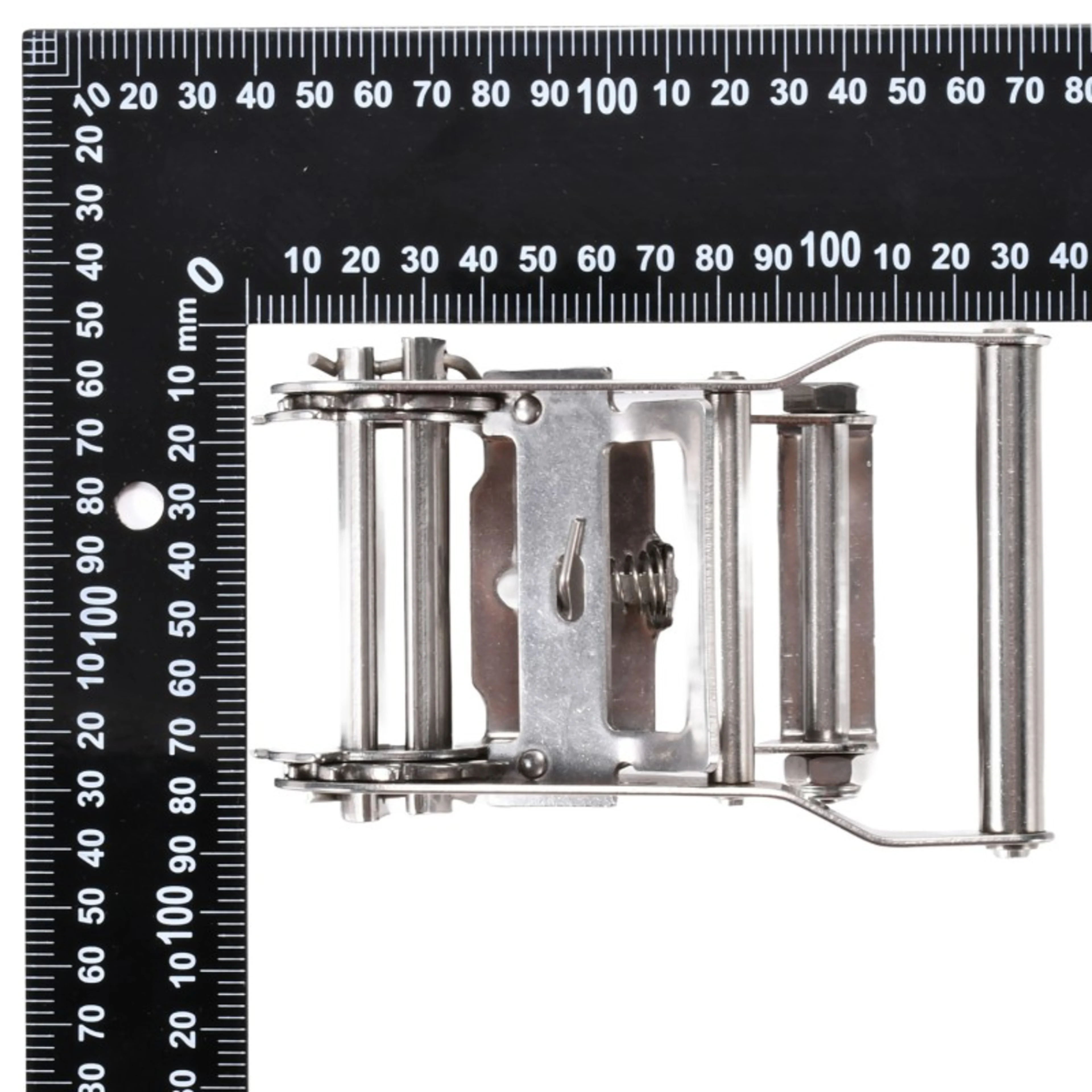 50mm Interior Wide Handle 304 Stainless Steel Ratchet Buckle - 3000kg BS