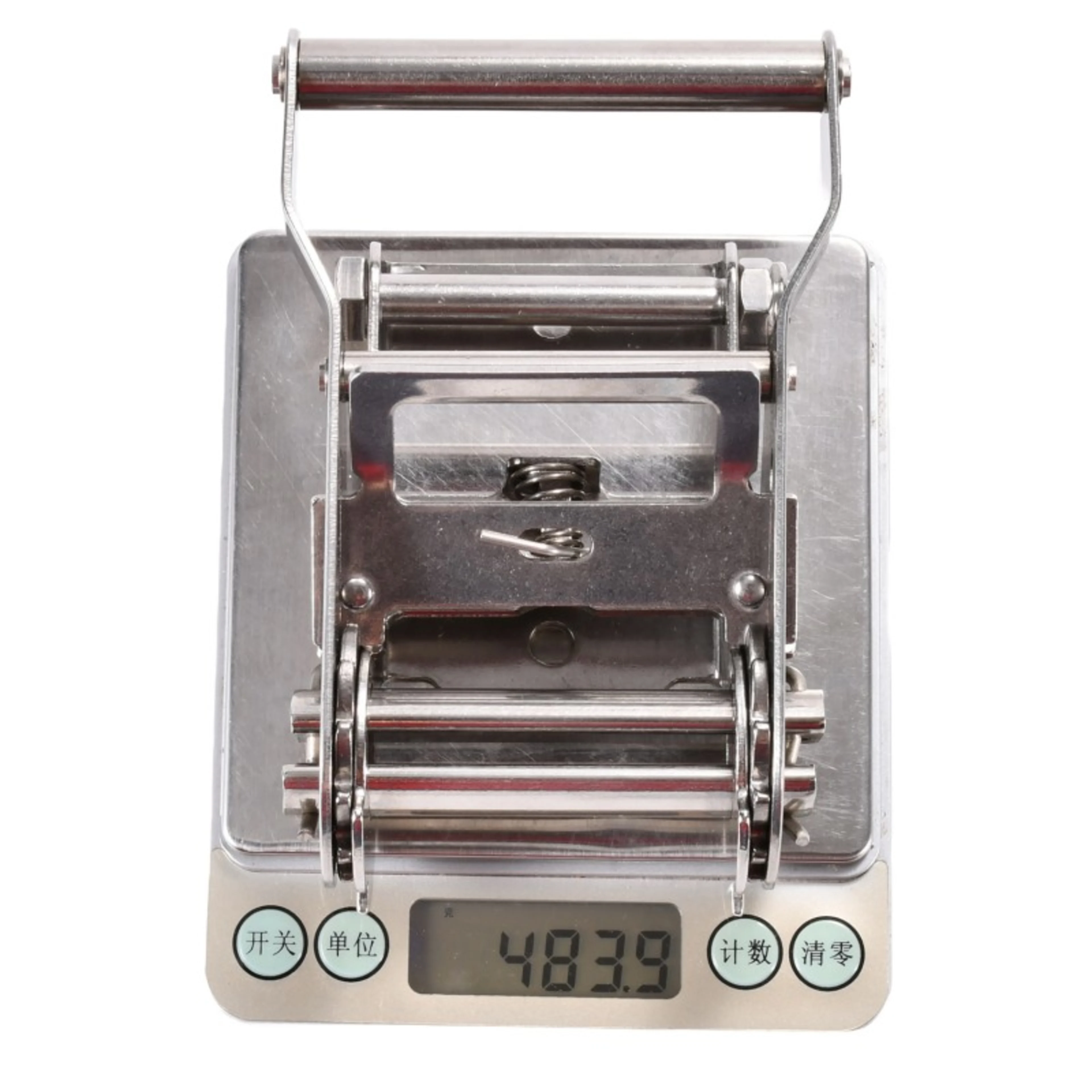 50mm Interior Wide Handle 304 Stainless Steel Ratchet Buckle - 3000kg BS