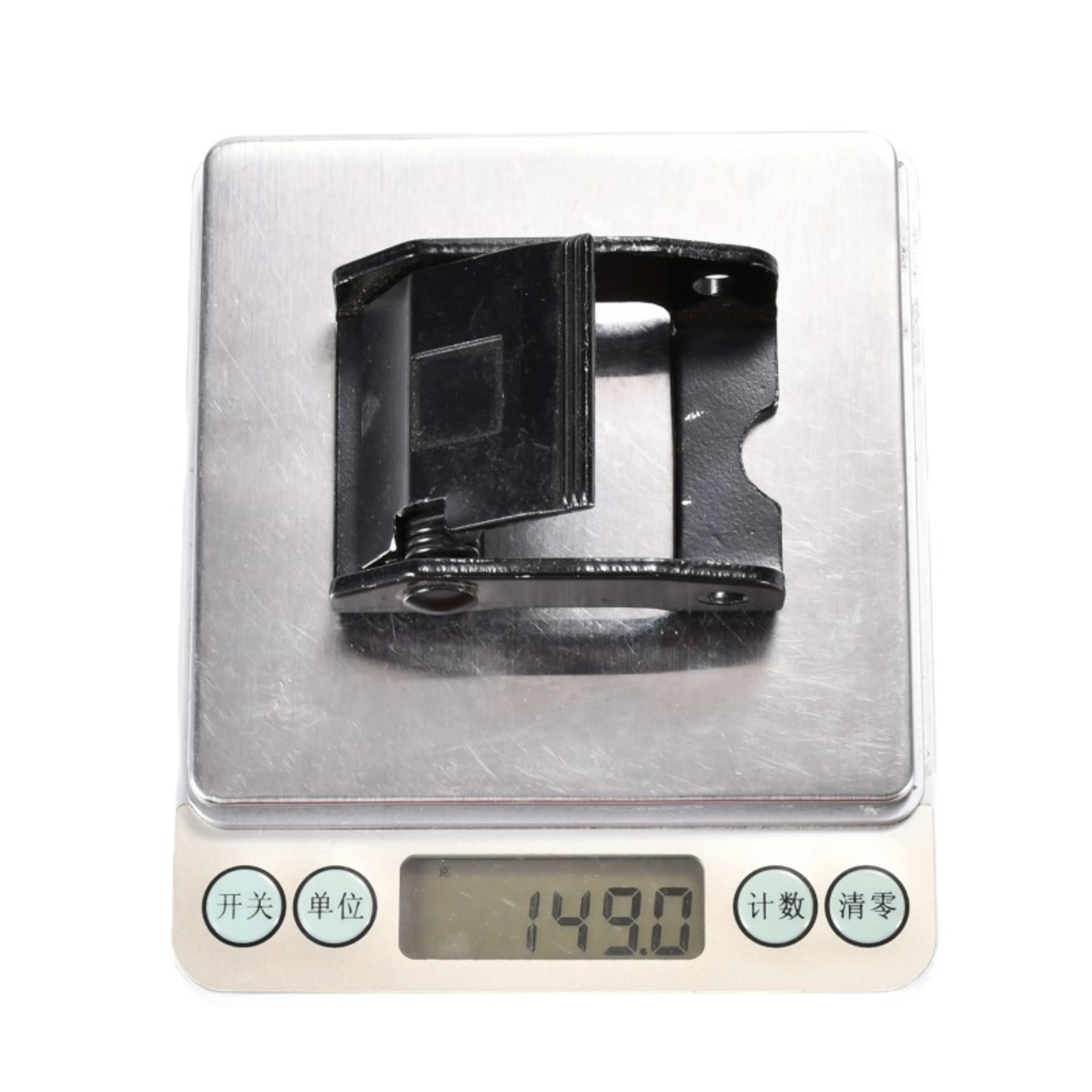 Boucle à came utilitaire 38mm, revêtement E-coat noir - Résistance 550 kg