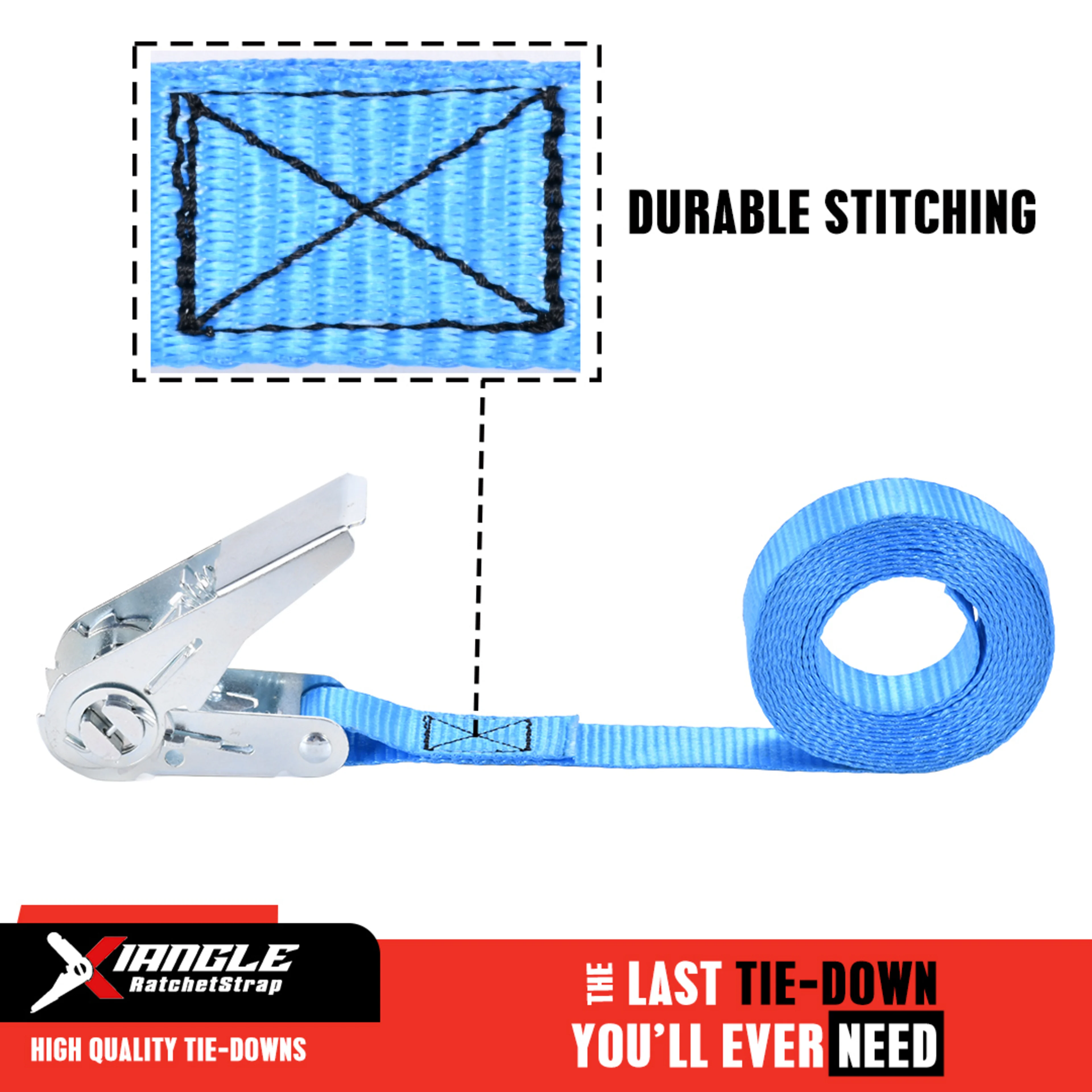 Cinta de Amarre sin Fin Ecológica de 25mm con Trinquete