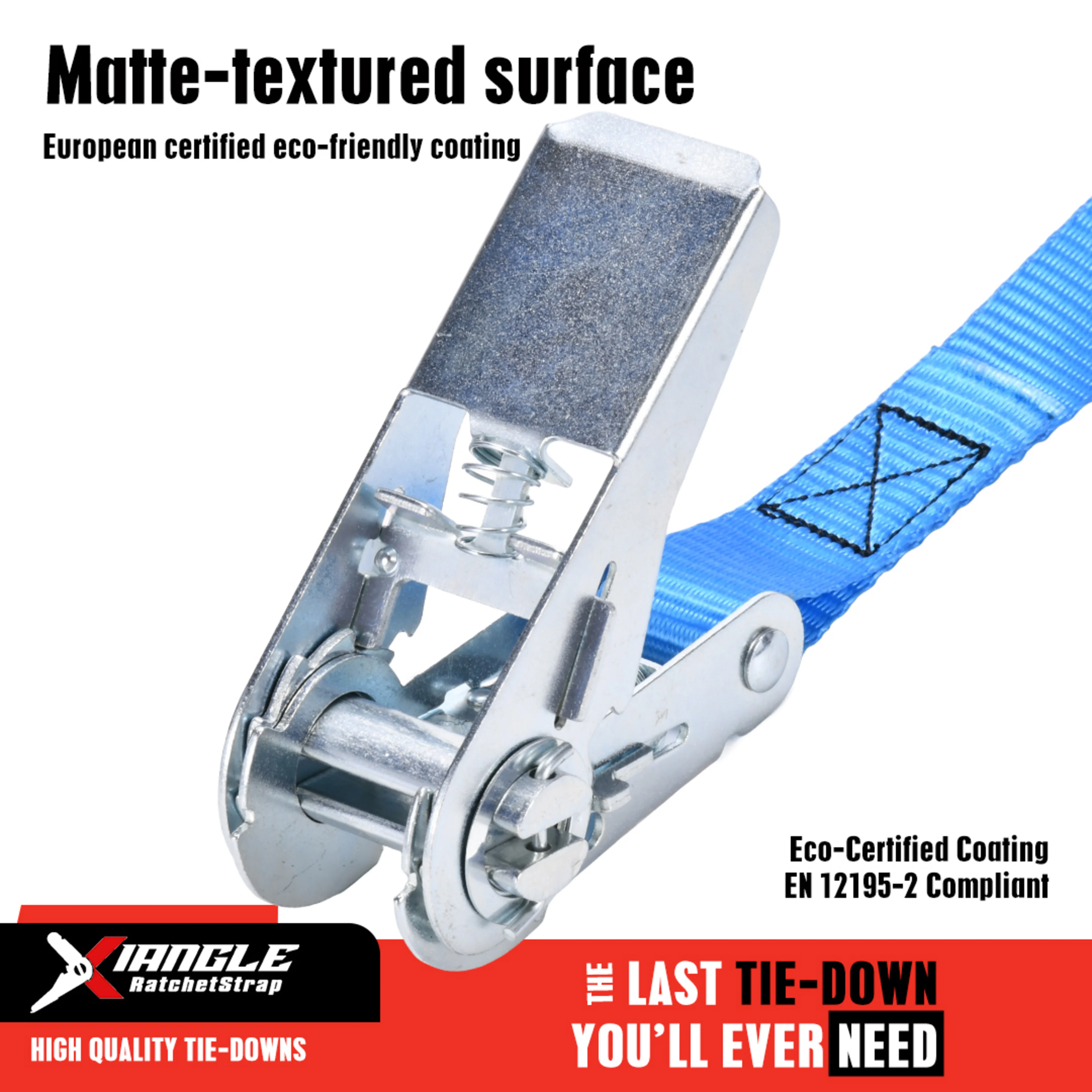 Cinta de Amarre sin Fin Ecológica de 25mm con Trinquete