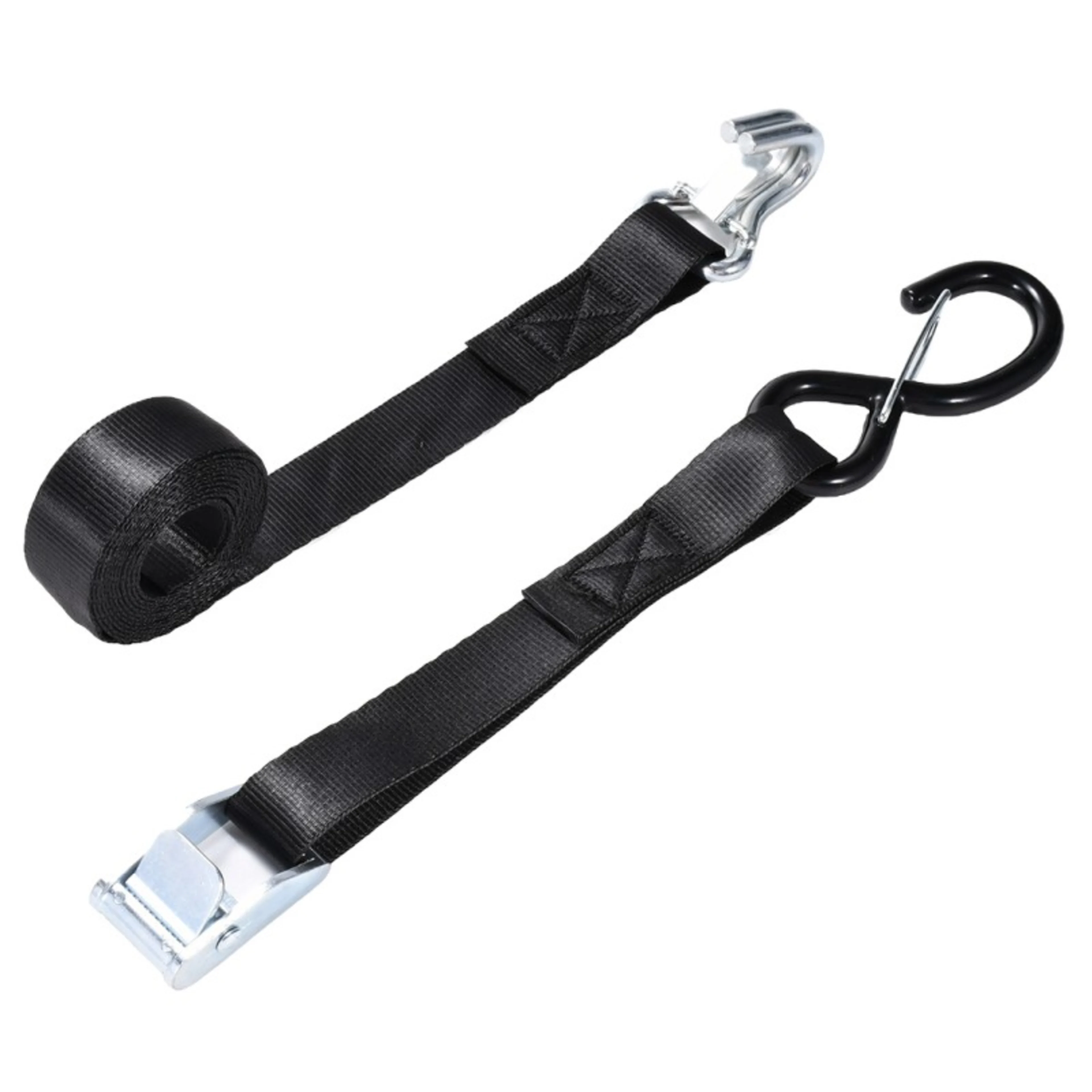Sangle à Boucle à Came 25mm avec Double Crochet J à Clip - 500kg