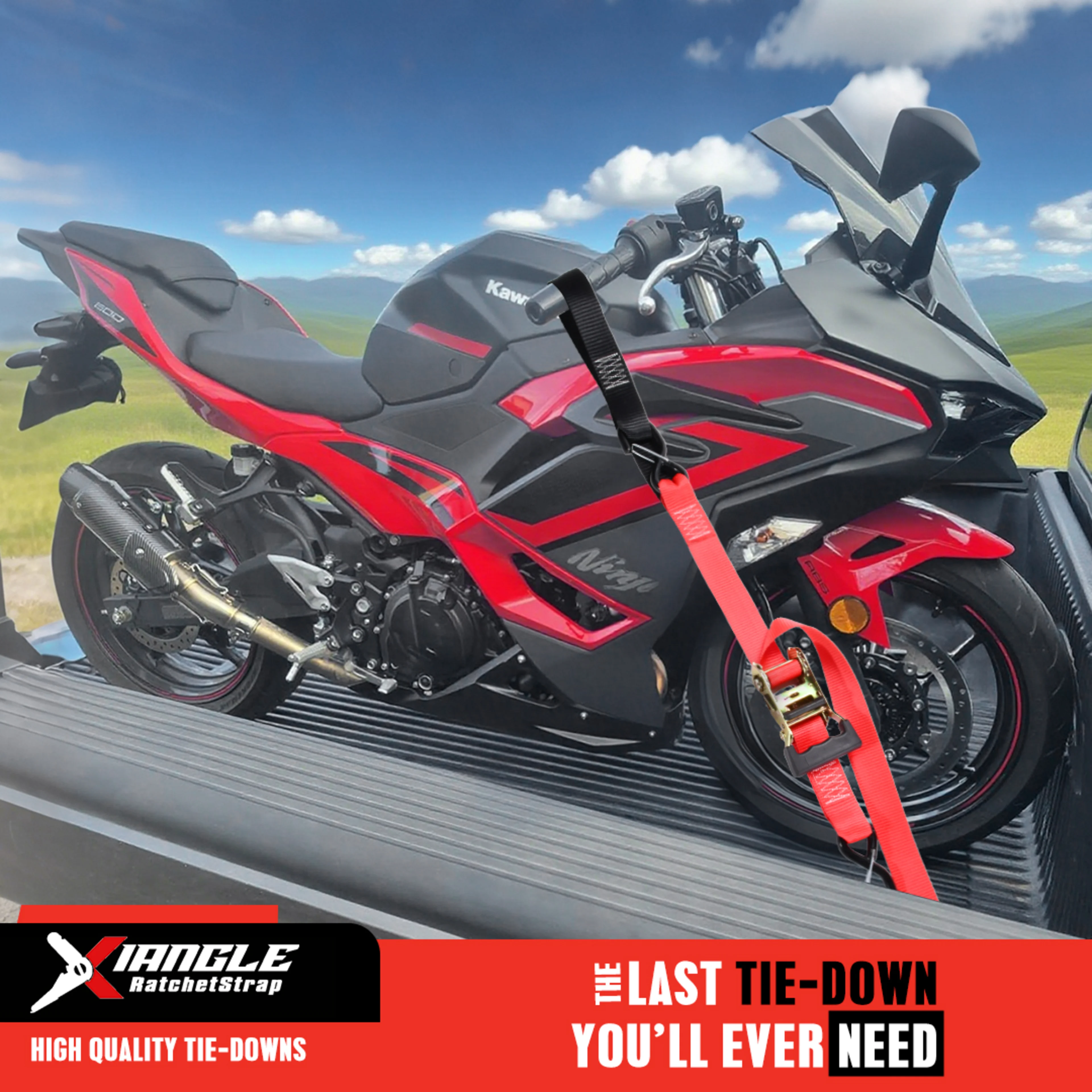 Cinta de Trinquete de 38mm con Lazo Suave y Gancho S con Muelle - 1500kg