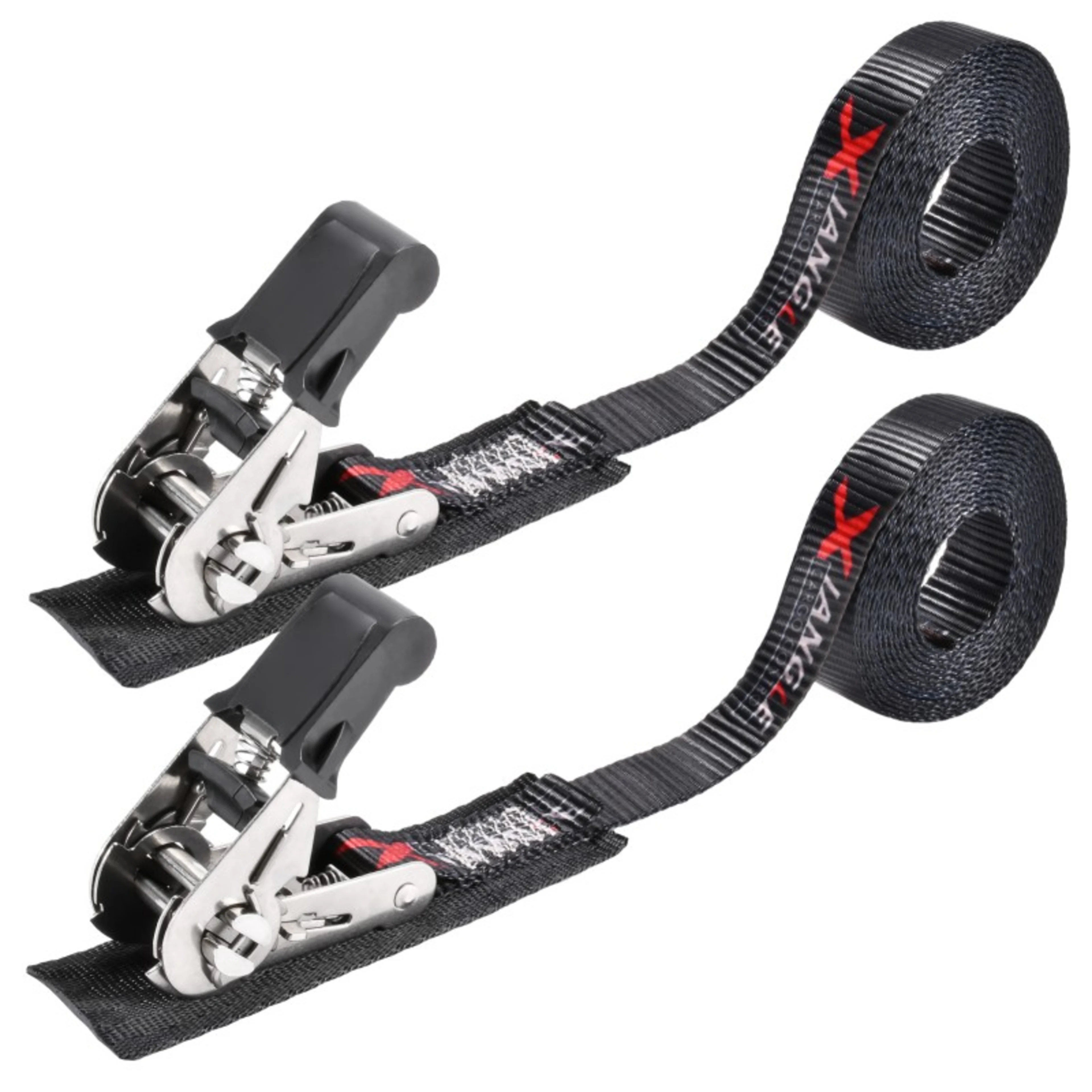 25mm Stainless Rubber Coated Ratchet Endless Lashing with Pad - 800kg BS