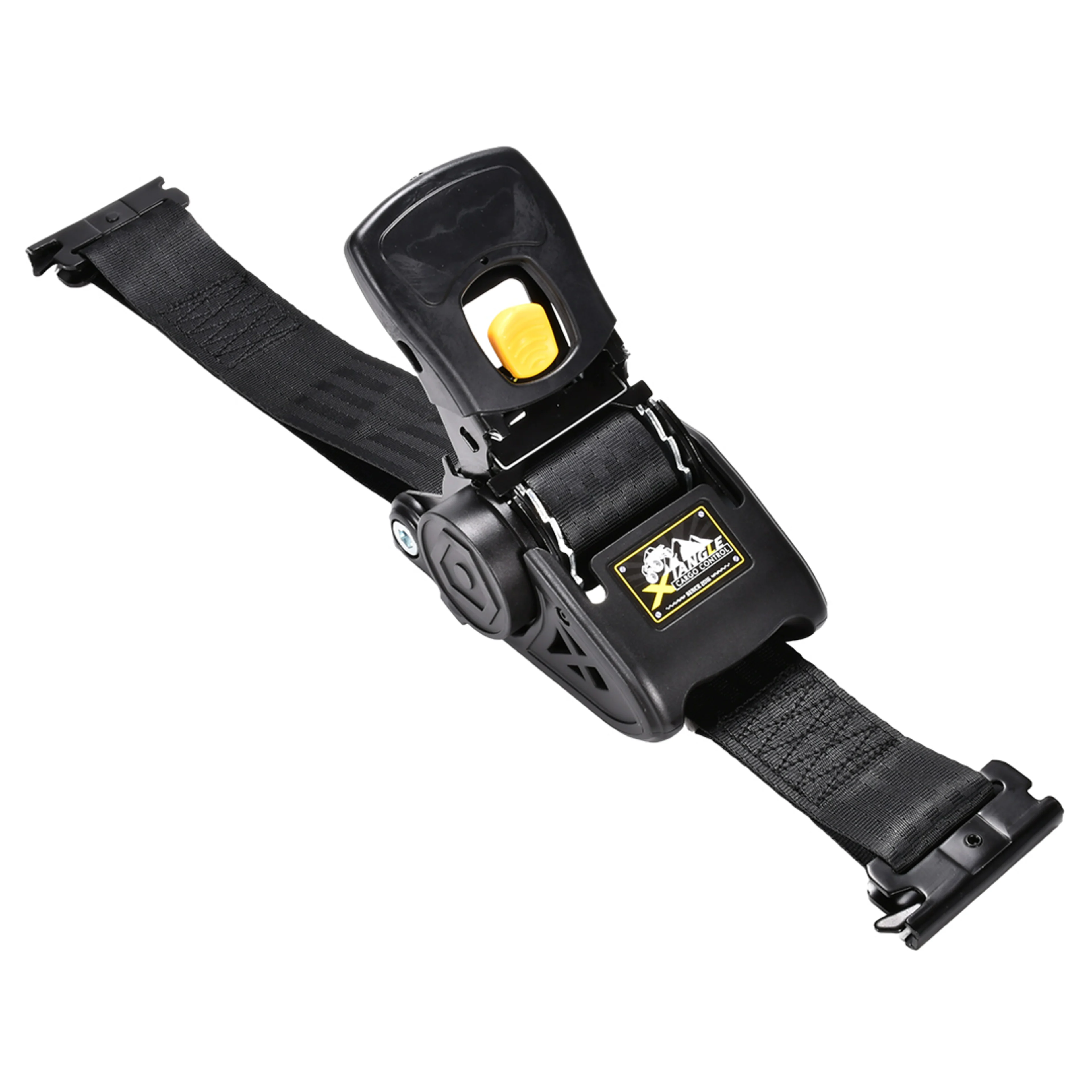 50mm x 3m Heavy Duty Retractable Ratchet Strap, E-Track - 1500kg BS