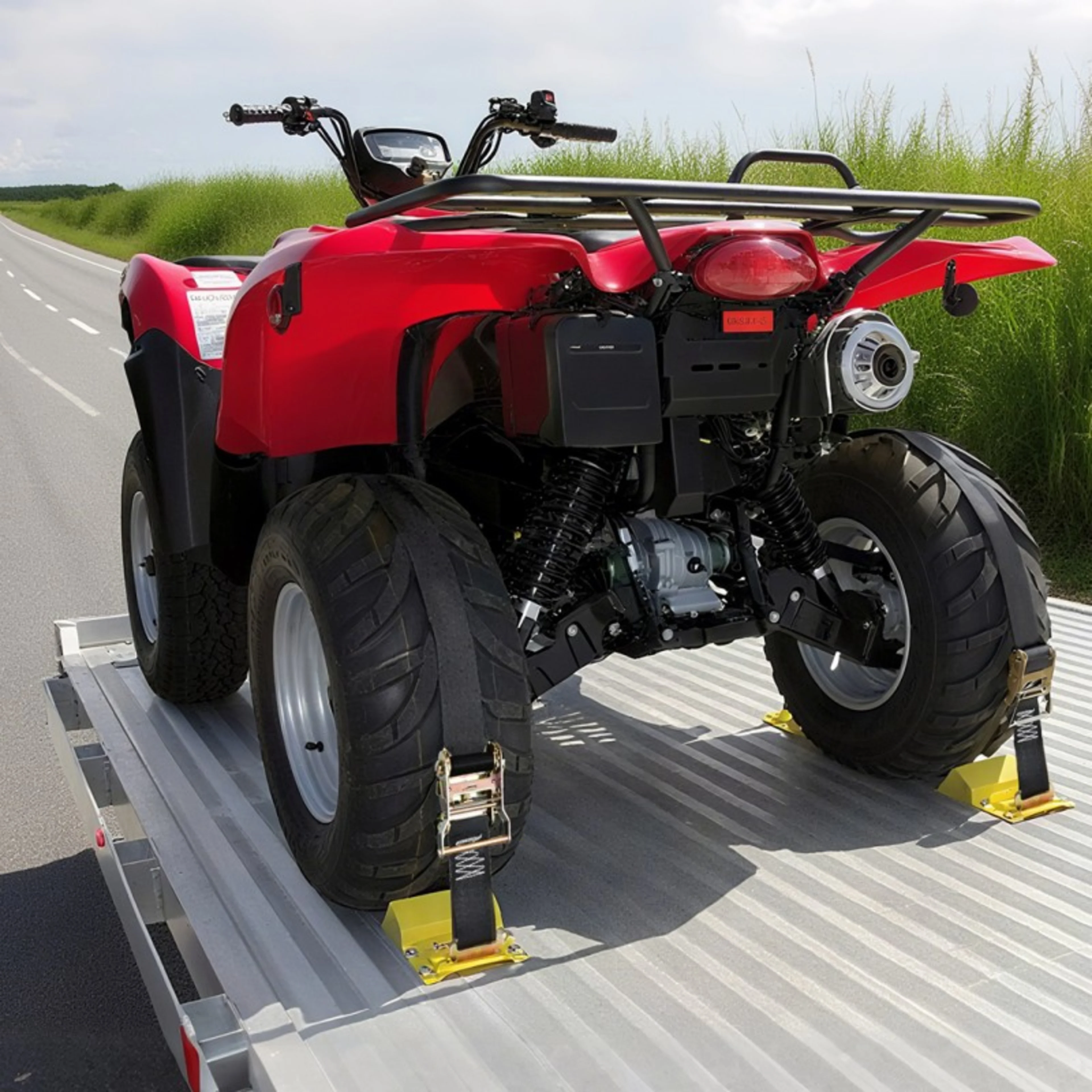 50mm E-Track Ratschengurt mit E-Beschlägen - 2000kg