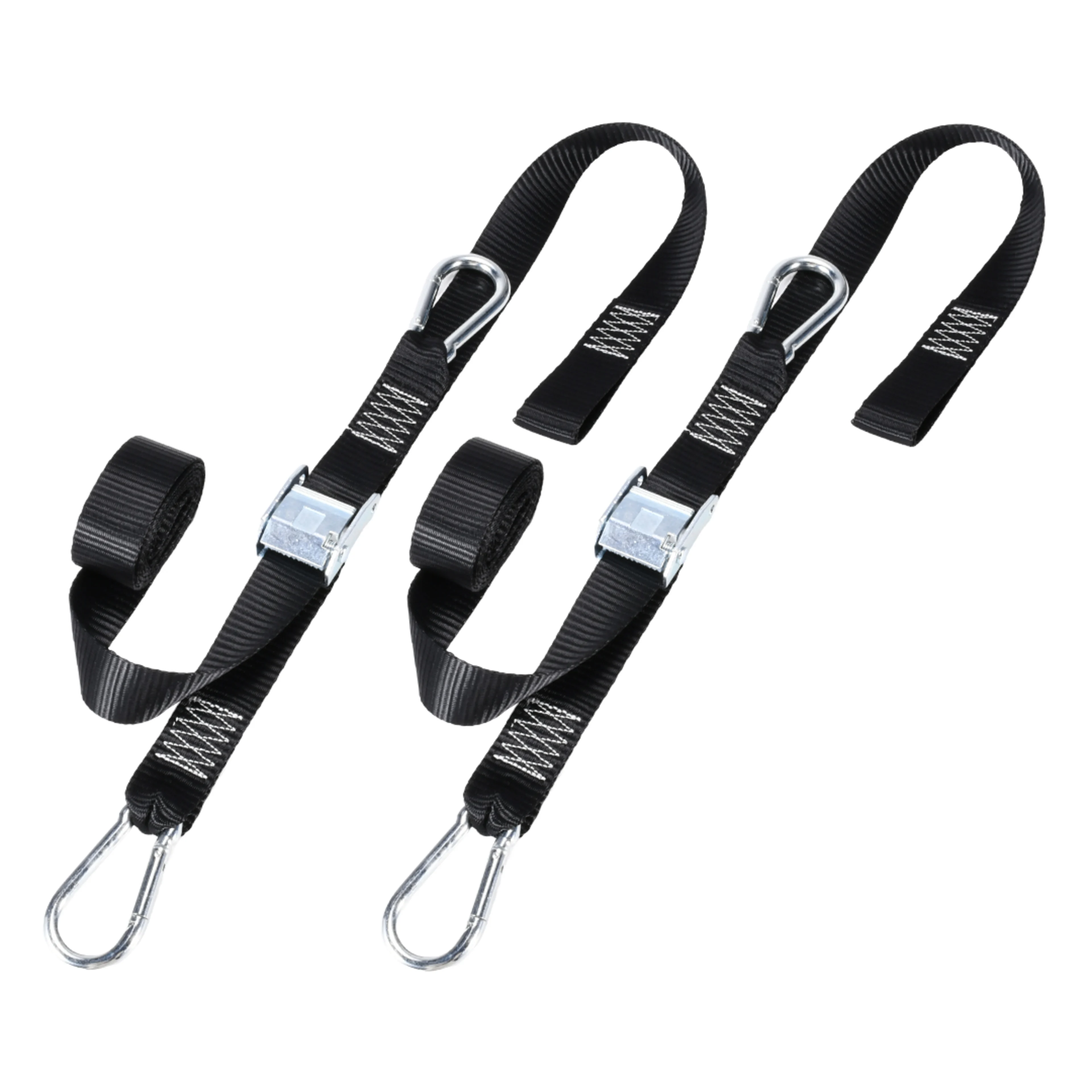 Correa de amarre para motocicleta 38mm con hebilla de leva y mosquetón M10