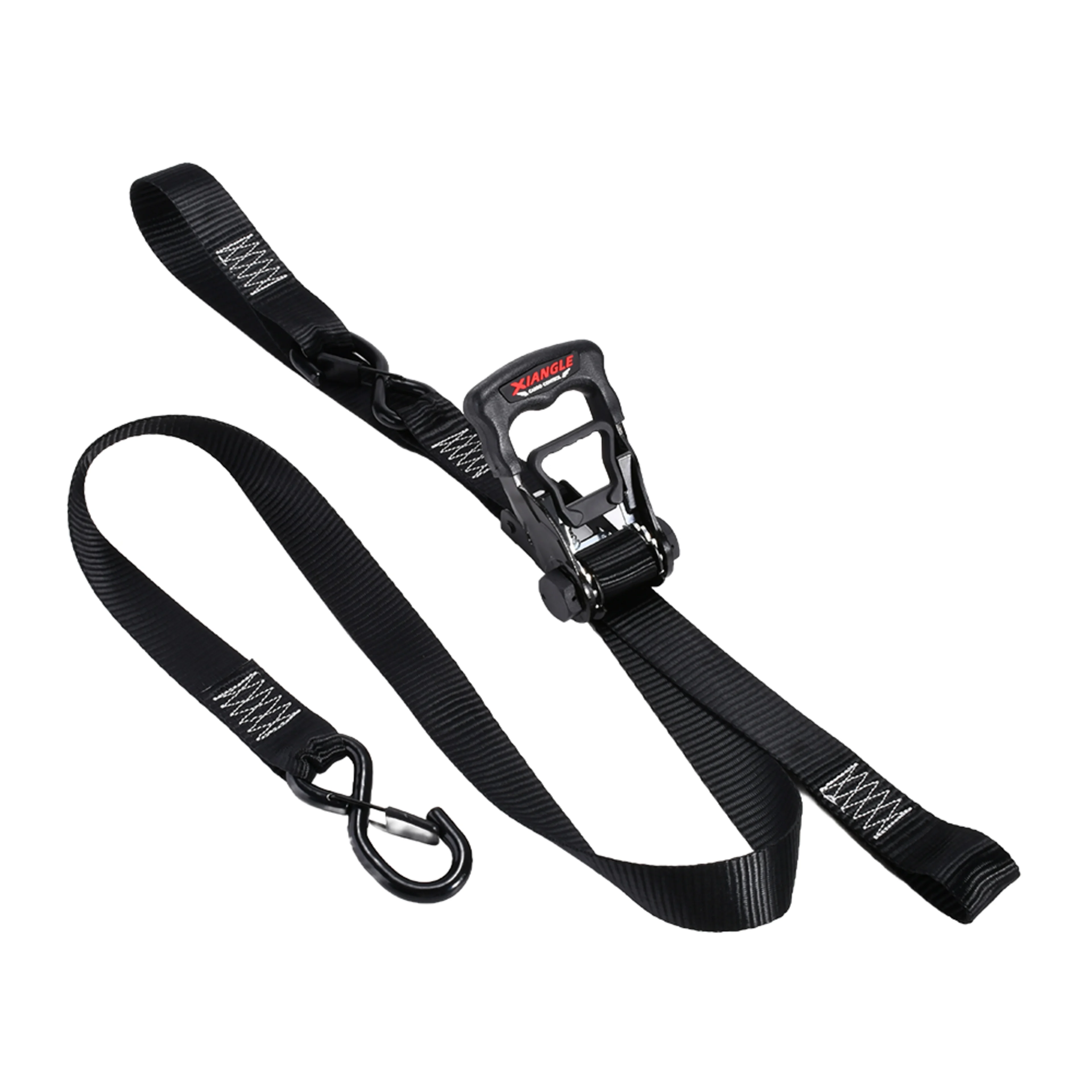 Correa de carraca para motocicleta 38mm con gancho S con resorte