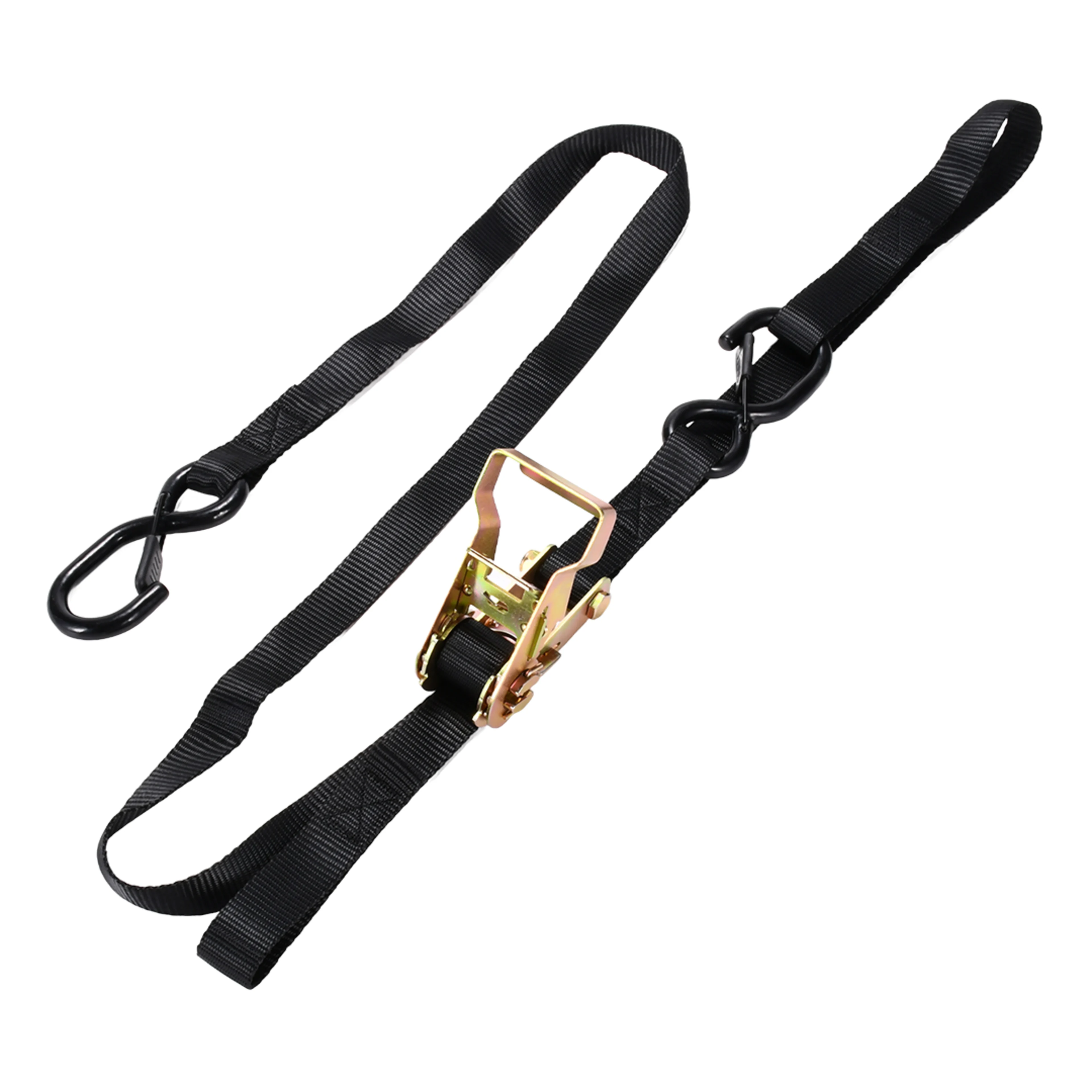 Soga Ratchète para Motocicleta con Gancho S de Resorte - 1500 kg BS