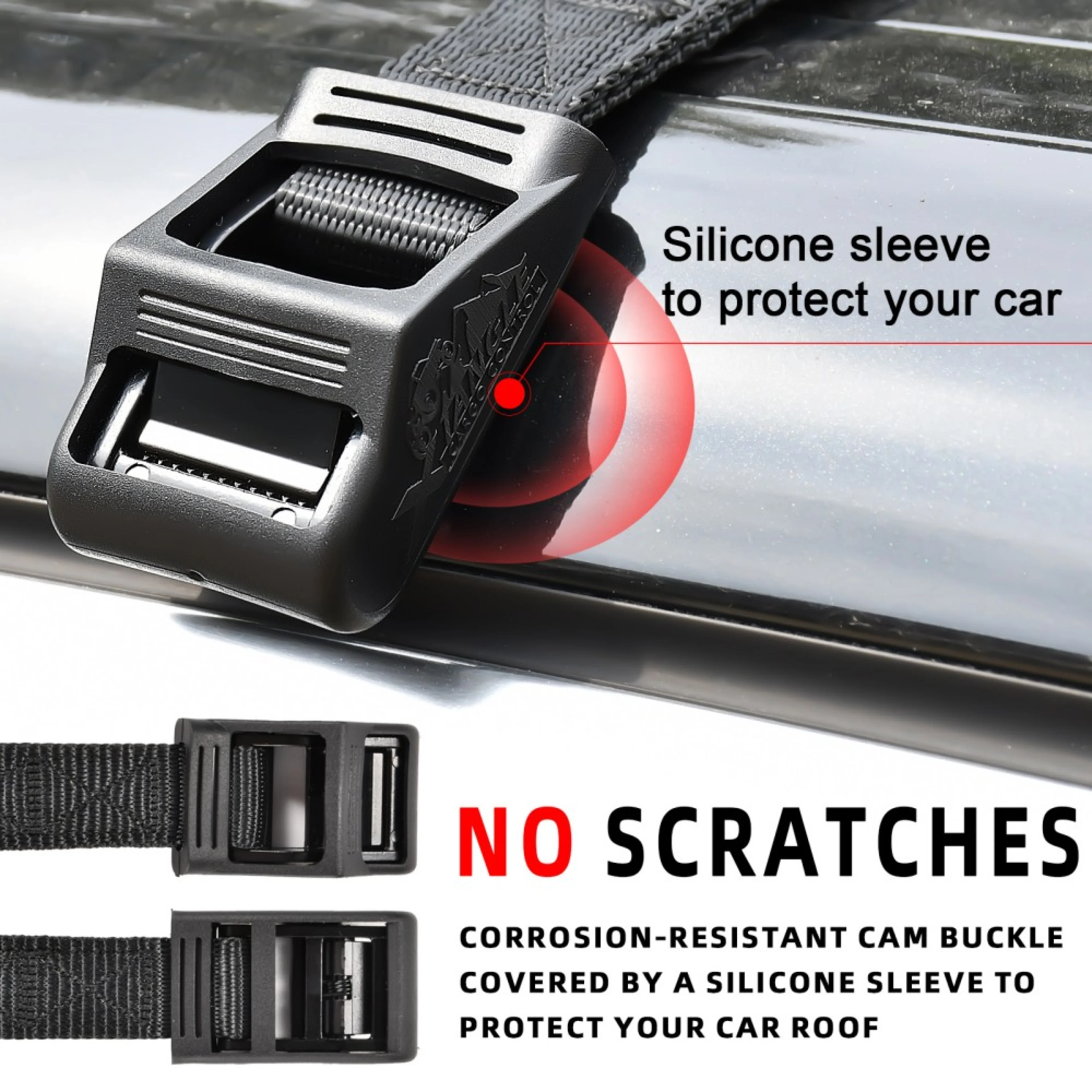 Correa de leva sin fin 25mm con protector de goma – LC 500 daN