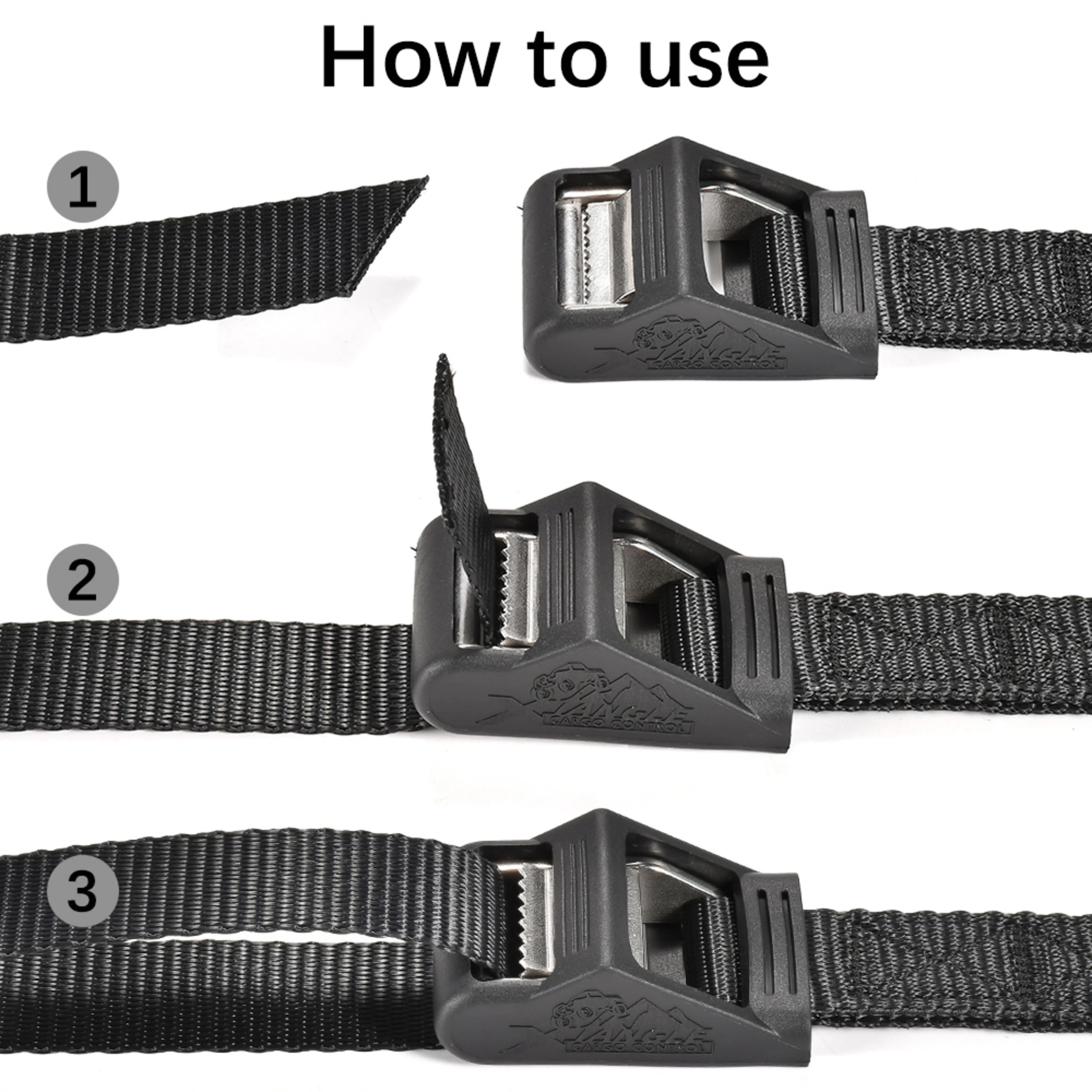 25mm Edelstahl Klemmschlossgurt mit PVC-Schutz - LC 450 daN