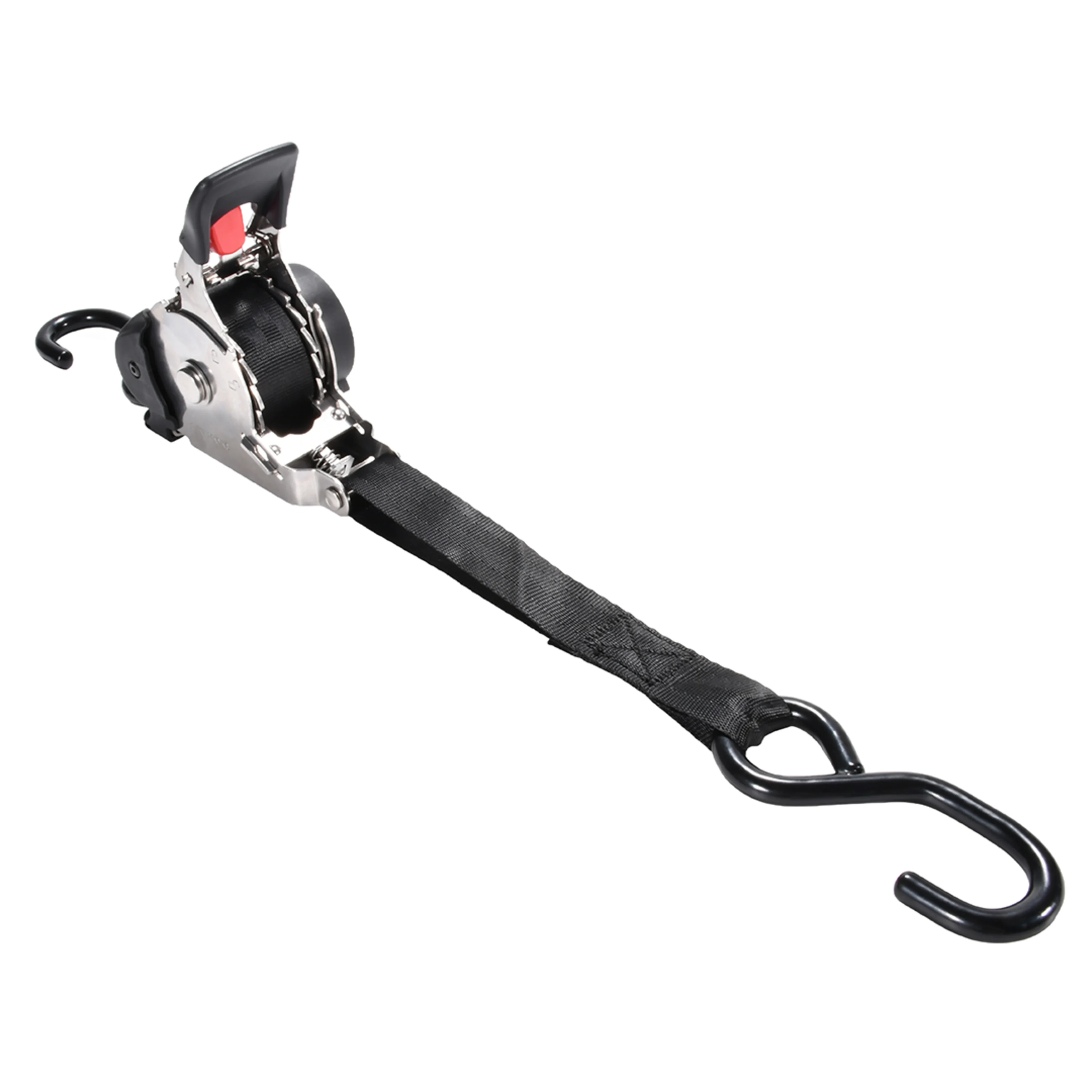 1" x 10FT Marine Grade 304L Stainless Steel Retractable Ratchet Strap