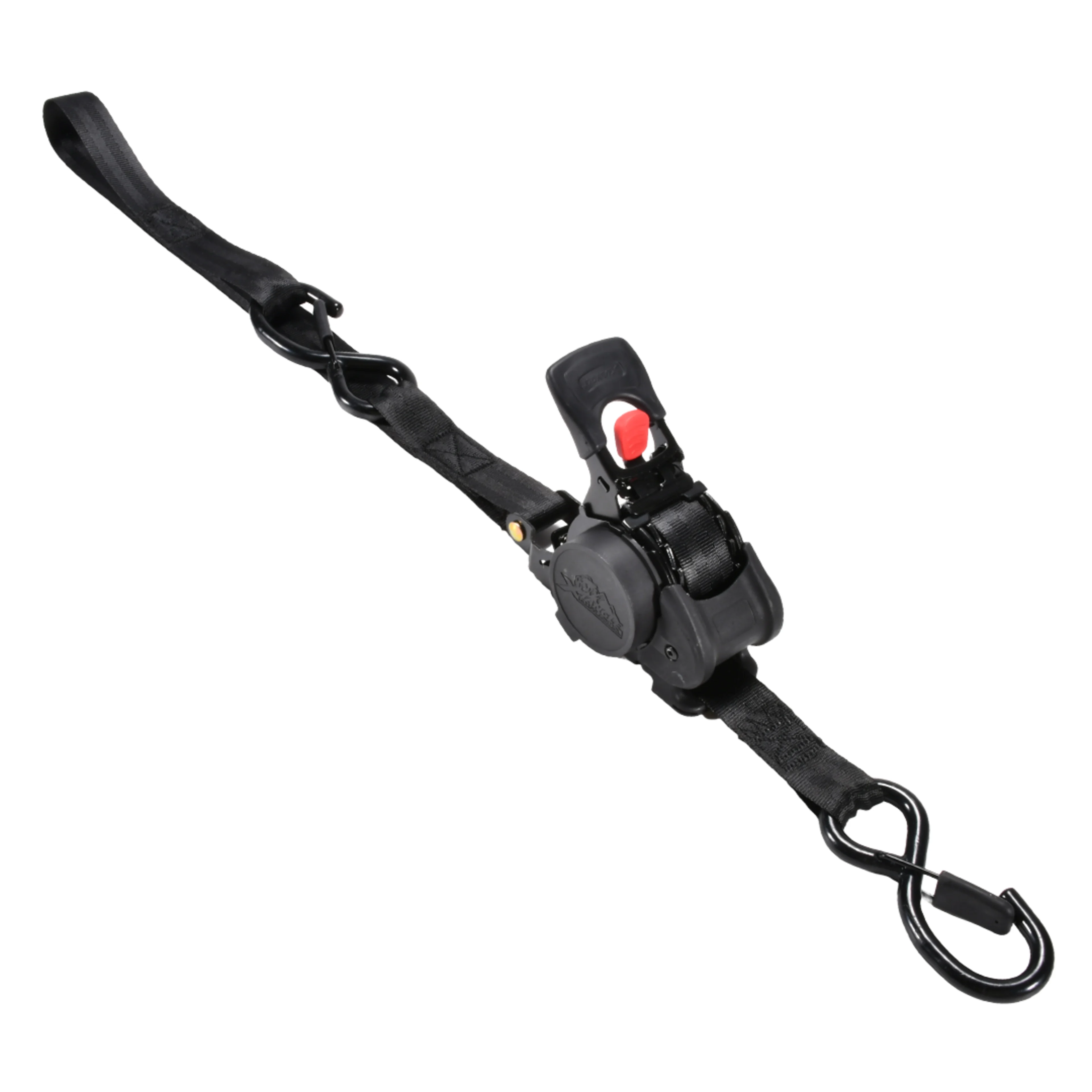 25mm x 3m Automatik-Zurrgurt mit Integrierter Schlaufe für Motorräder